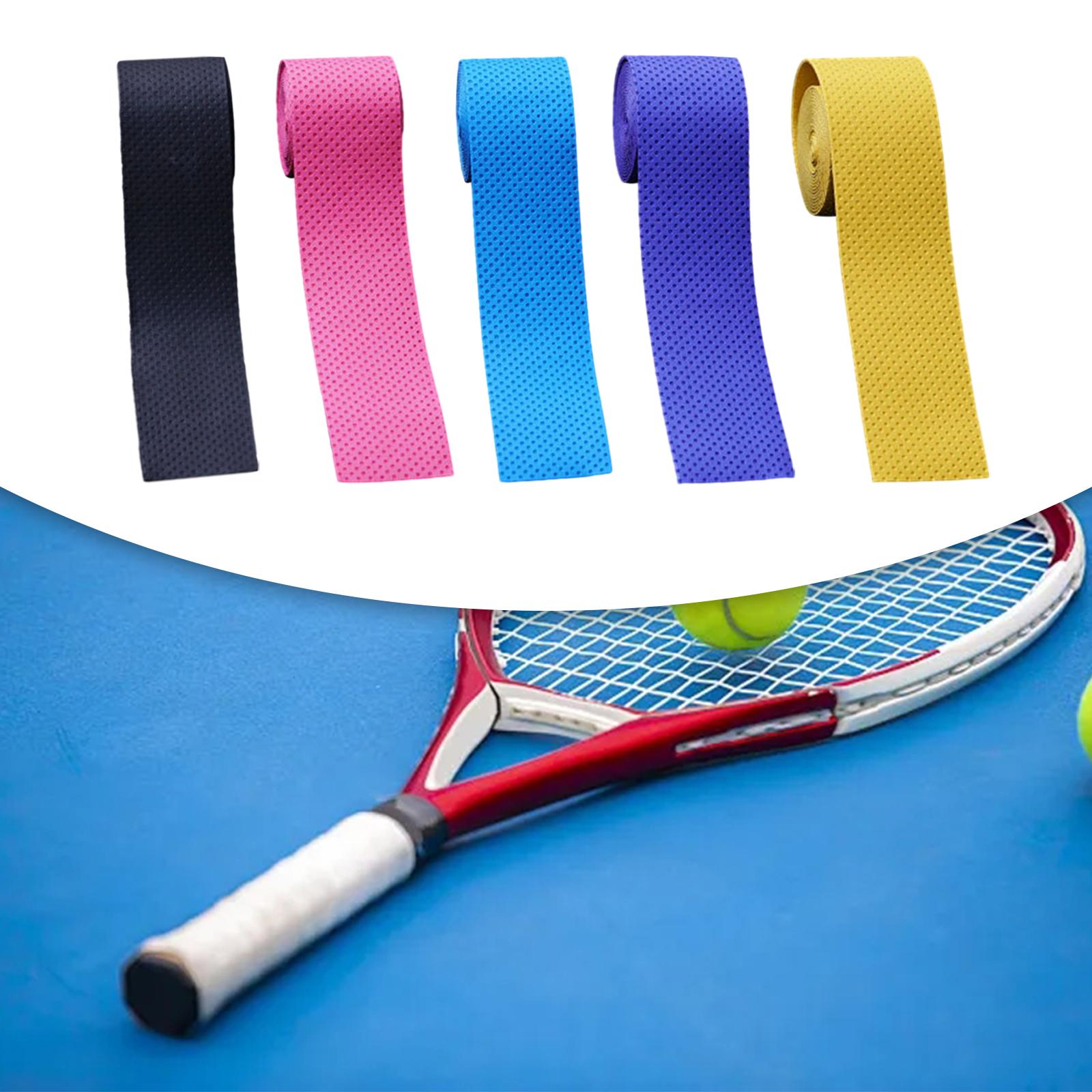 2xTennis Badminton Racket Grip Tape Table Tennis AntiSlip Grip Handle Tape Black