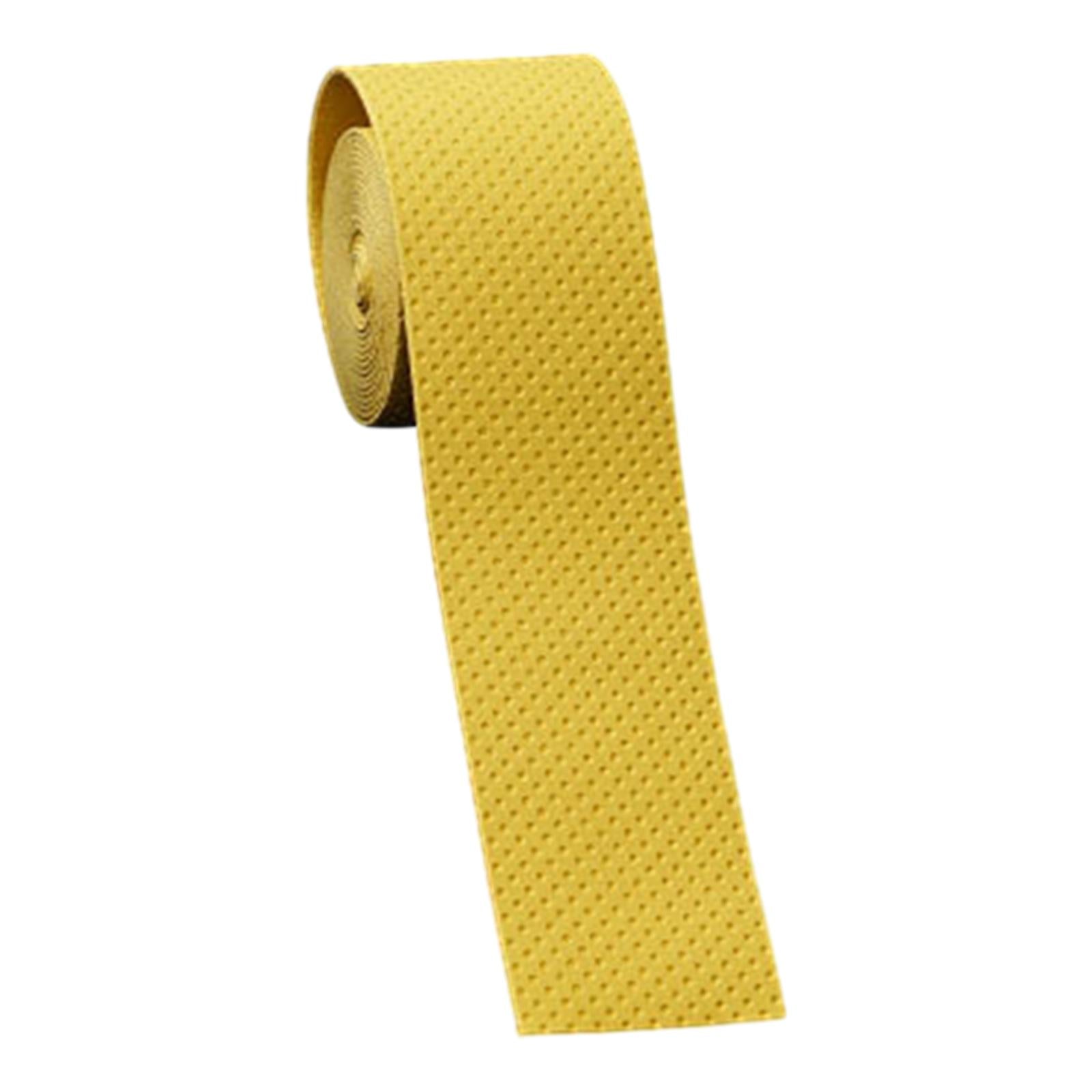 2xTennis Badminton Racket Grip Tape Table Tennis AntiSlip Grip Handle Tape Yellow