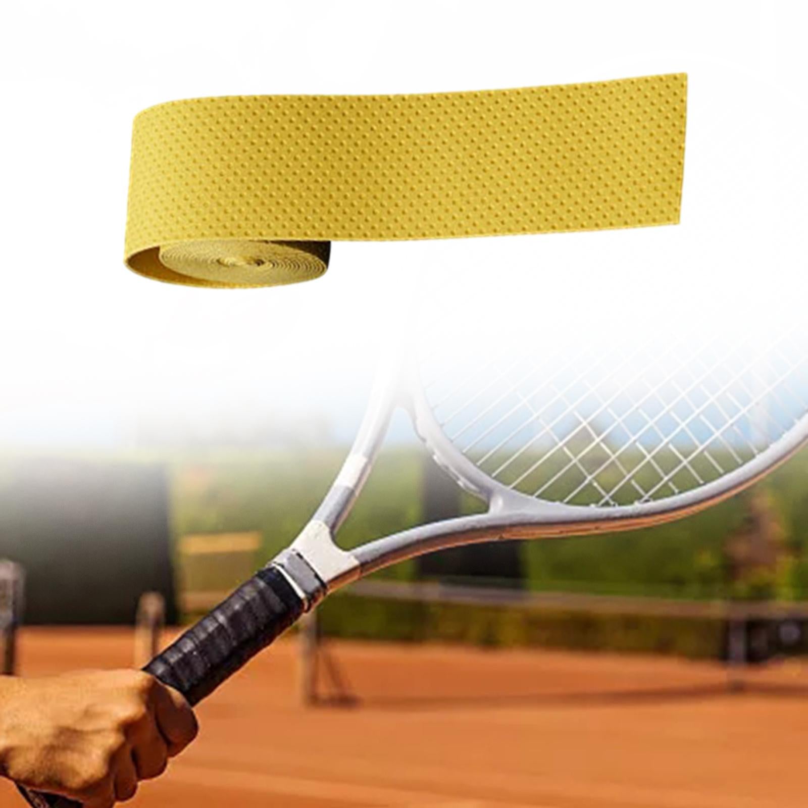 2xTennis Badminton Racket Grip Tape Table Tennis AntiSlip Grip Handle Tape Yellow