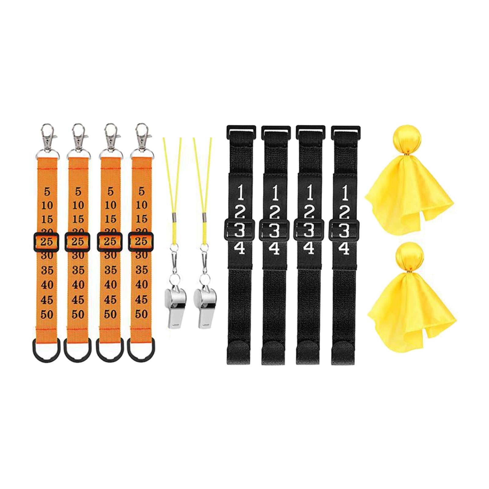 Football Official Down Indicator Numbered Nylon Football Referee Chain Clips