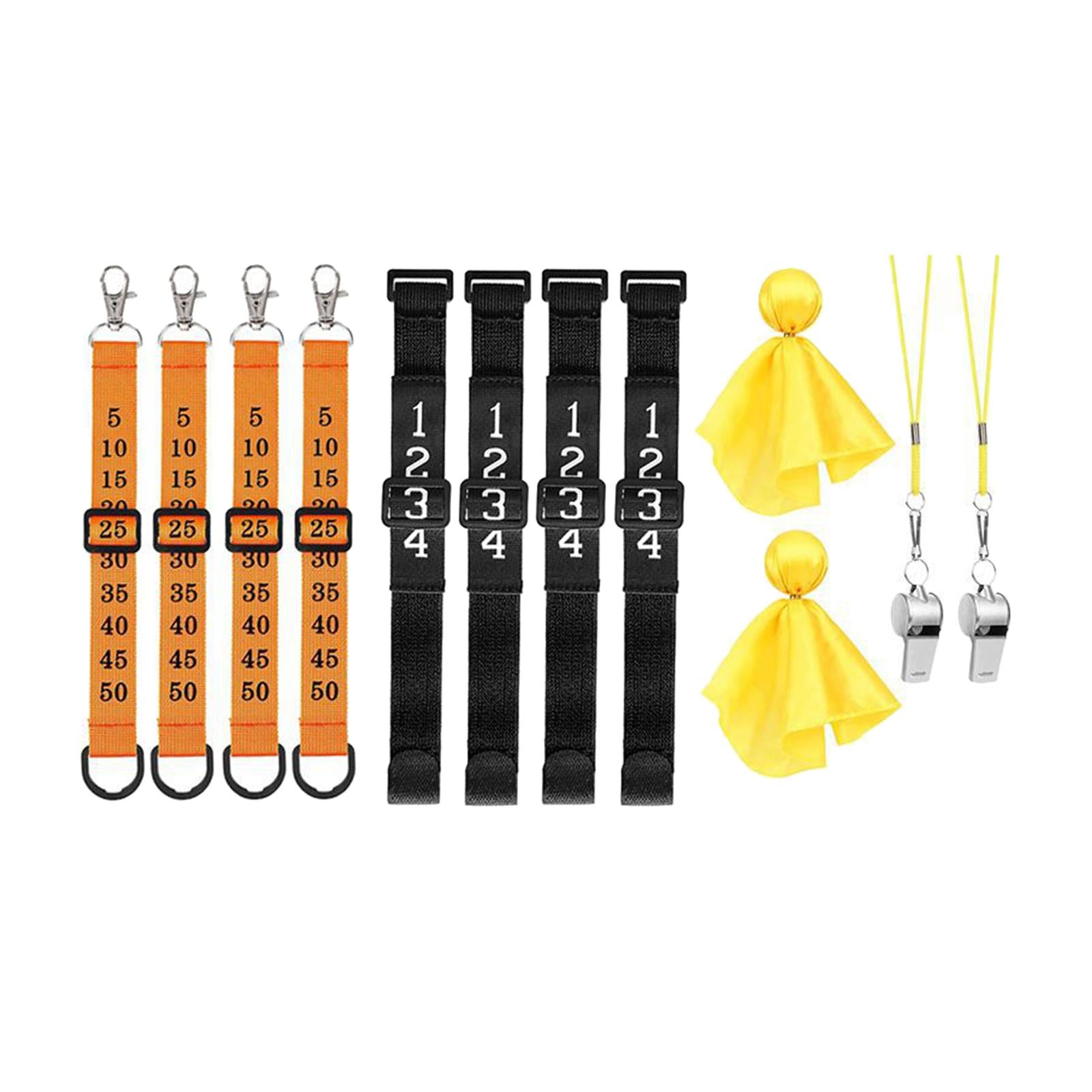 Football Official Down Indicator Numbered Nylon Football Referee Chain Clips