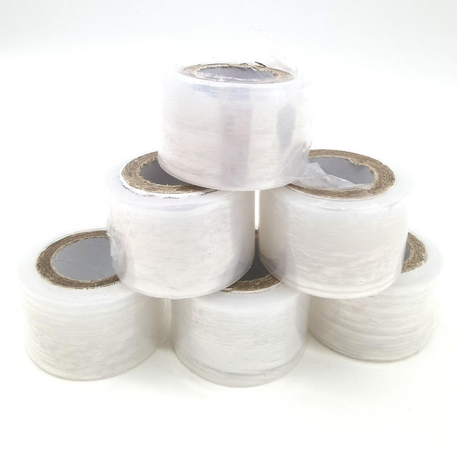 2xBadminton Grip Cushion Wrap Backing Film Wrap Overgrips Tape Clear 40M/Roll