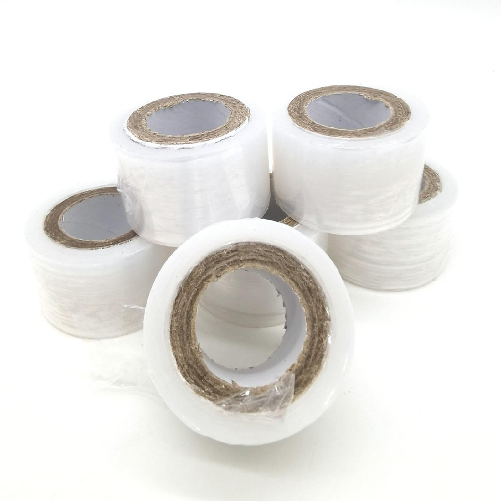 3xBadminton Grip Cushion Wrap Backing Film Wrap Overgrips Tape Clear 40M/Roll