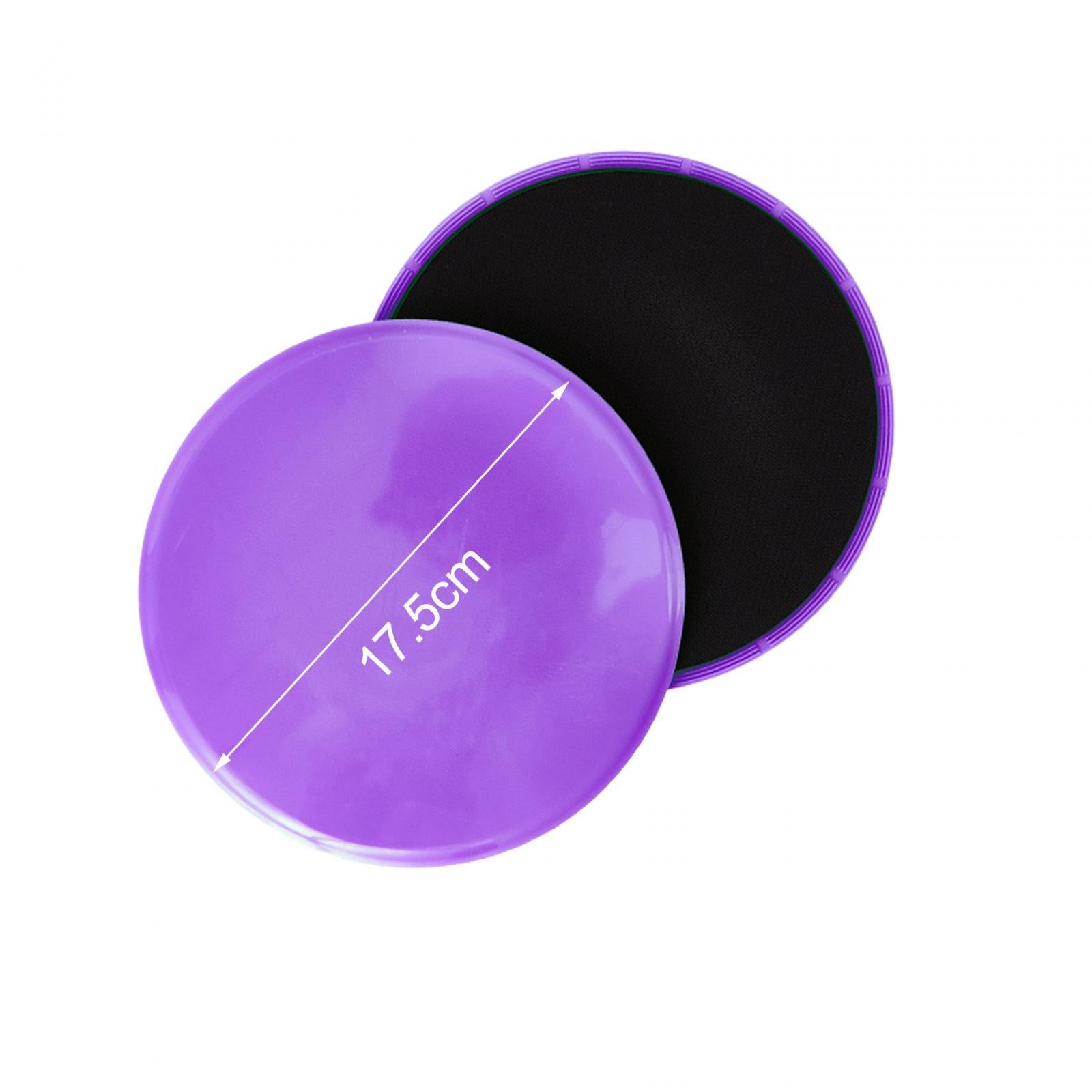 8 Shape Resistance Band and Core Sliders Durable Stretch Resistance Training Purple