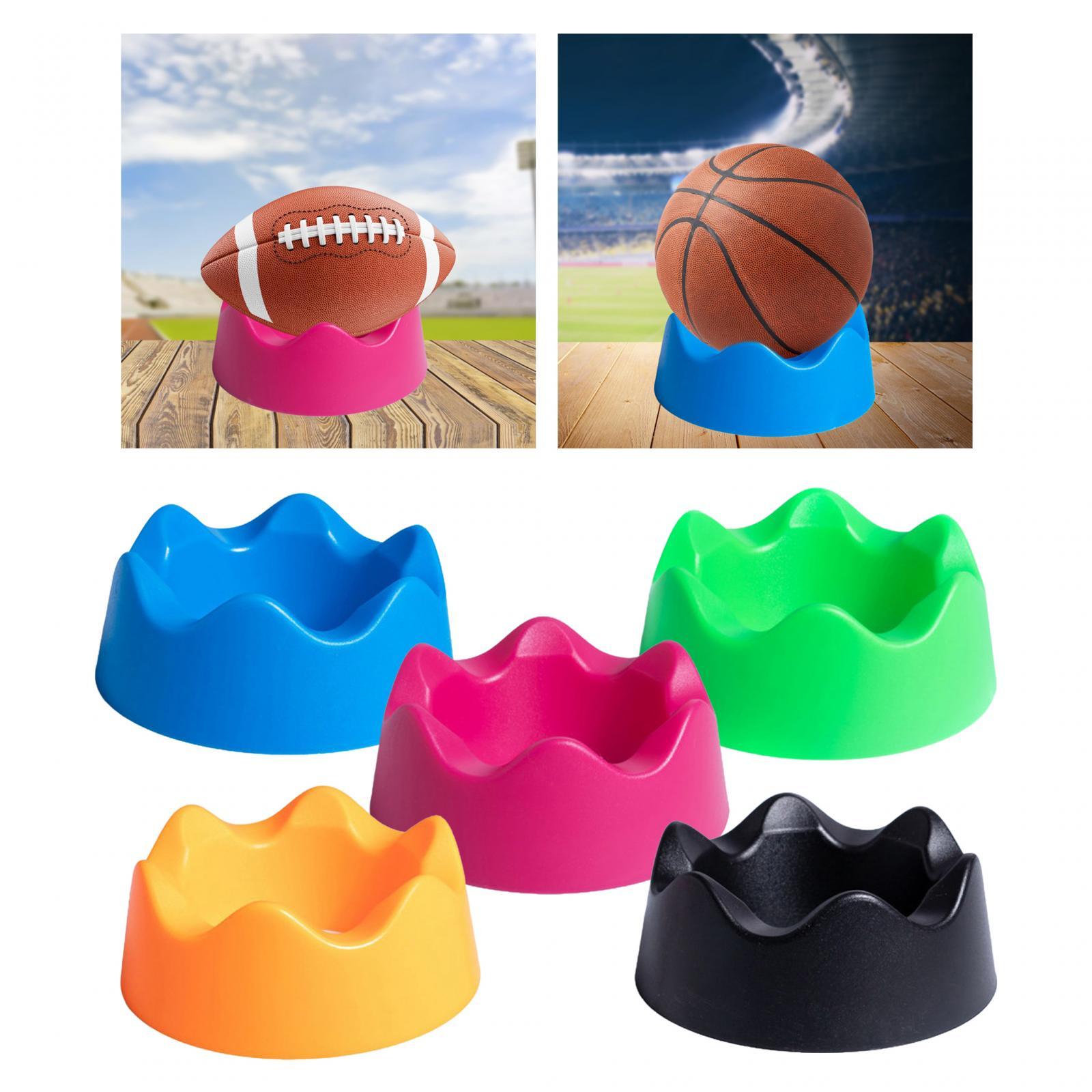 Ball Stand Stable Durable Soccer Sports Accessories Basketball Display Stand Blue