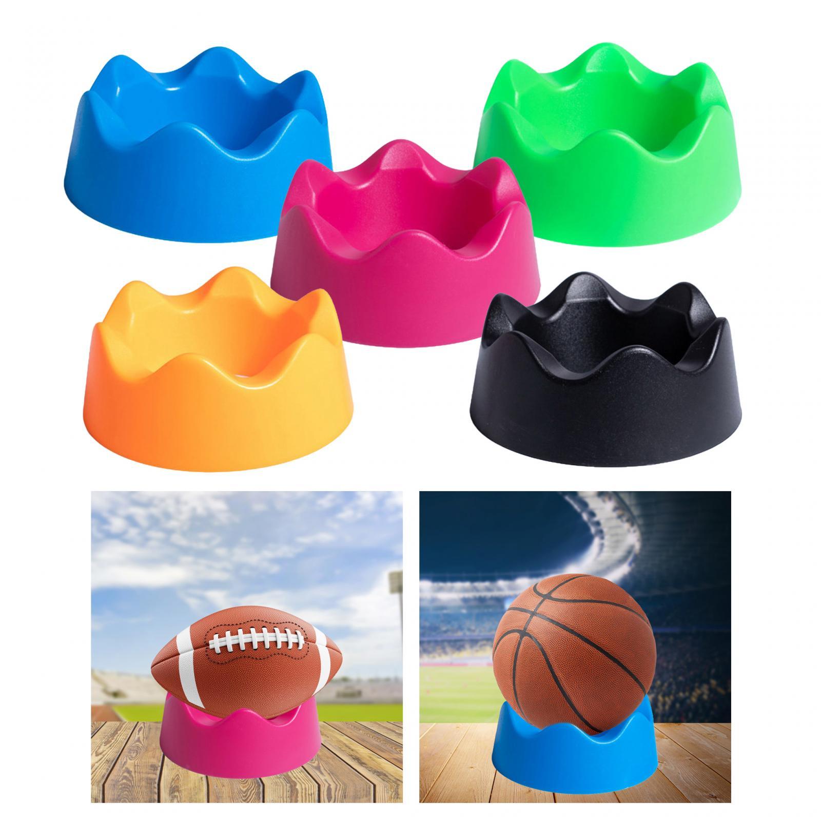 Ball Stand Stable Durable Soccer Sports Accessories Basketball Display Stand Blue