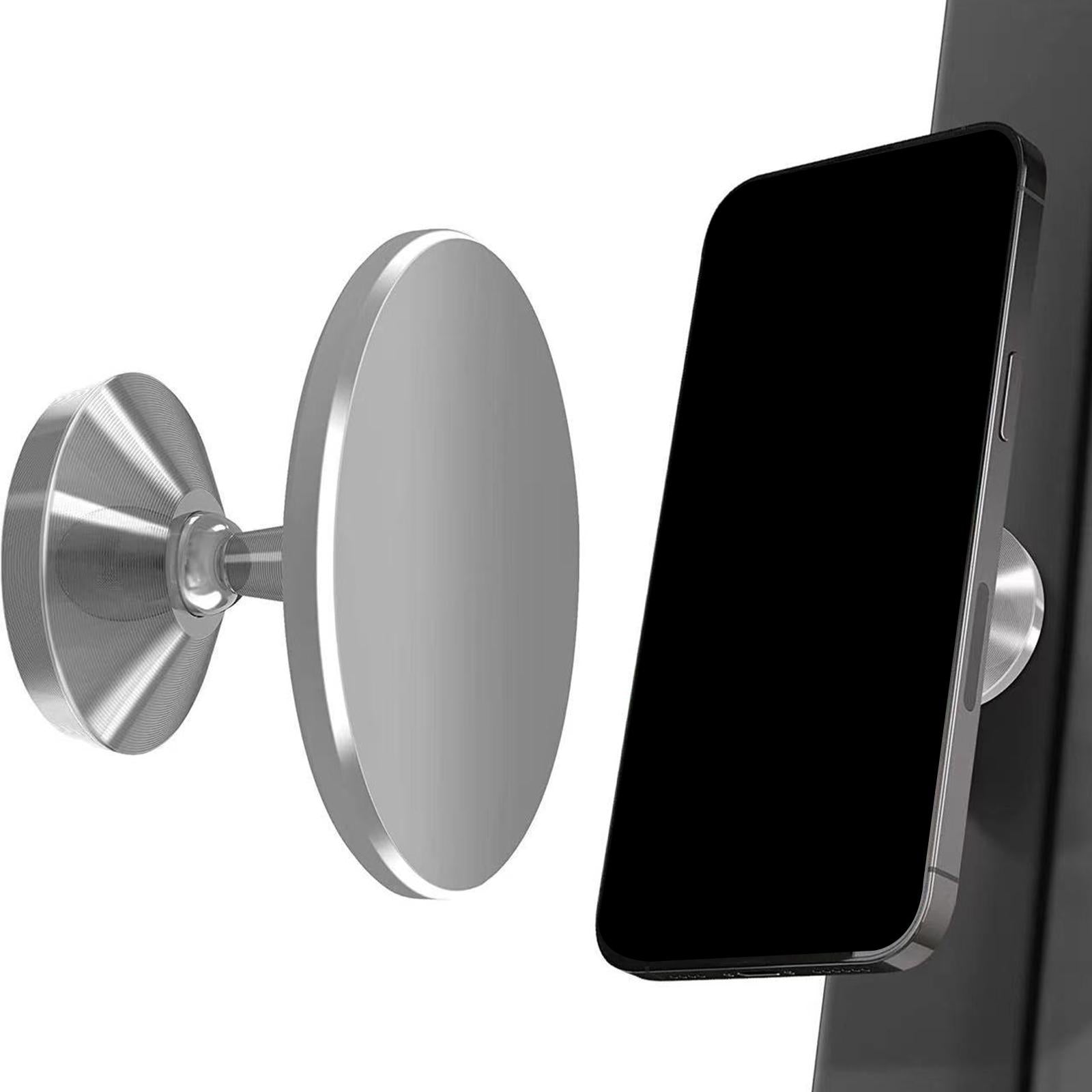 Phone Holder for Car Adjustable Fits All Phones Phone Mount for Fitness Vlog Silver