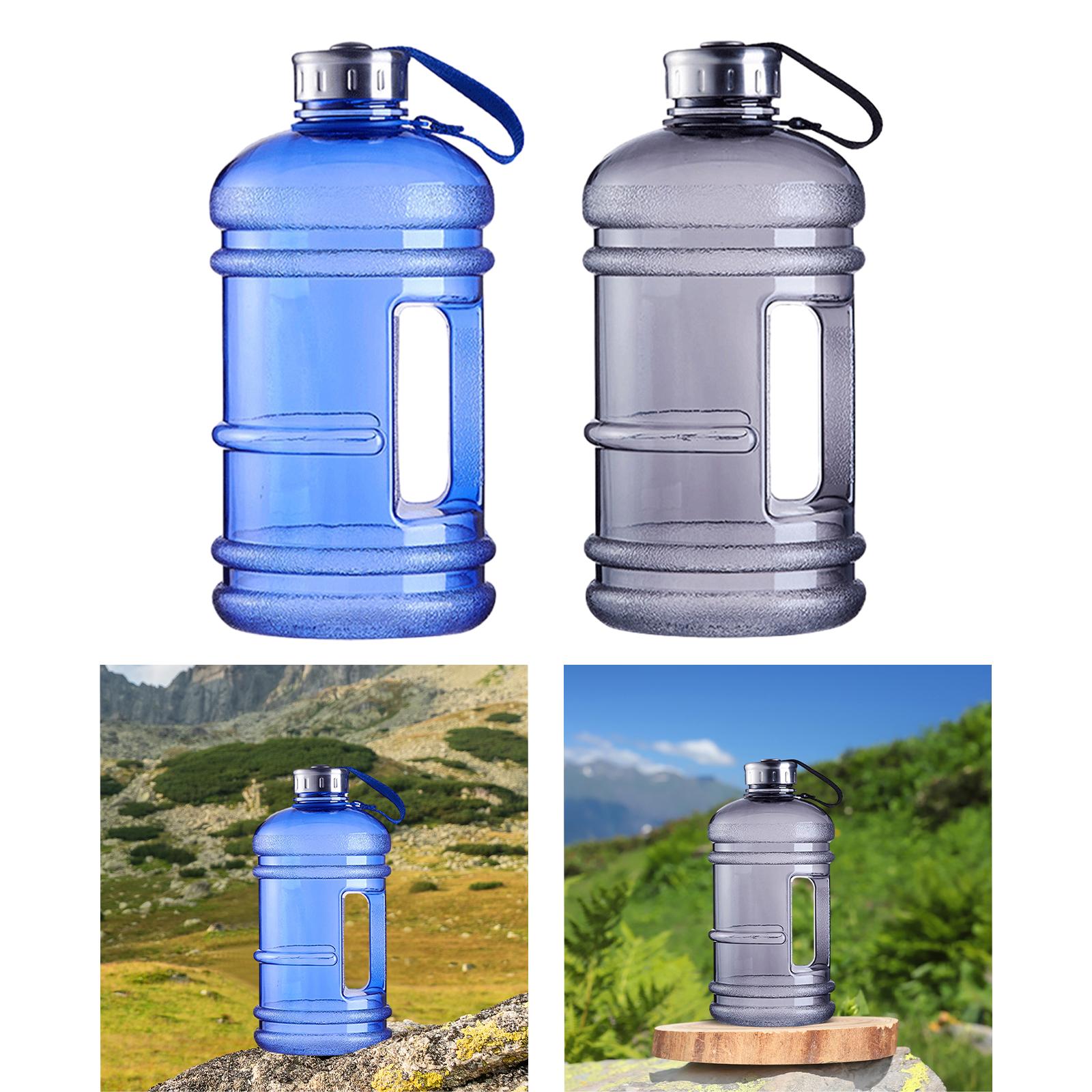 Sports Water Bottle 2200ml Large Capacity for Outdoor Sports Gym Backpacking Blue
