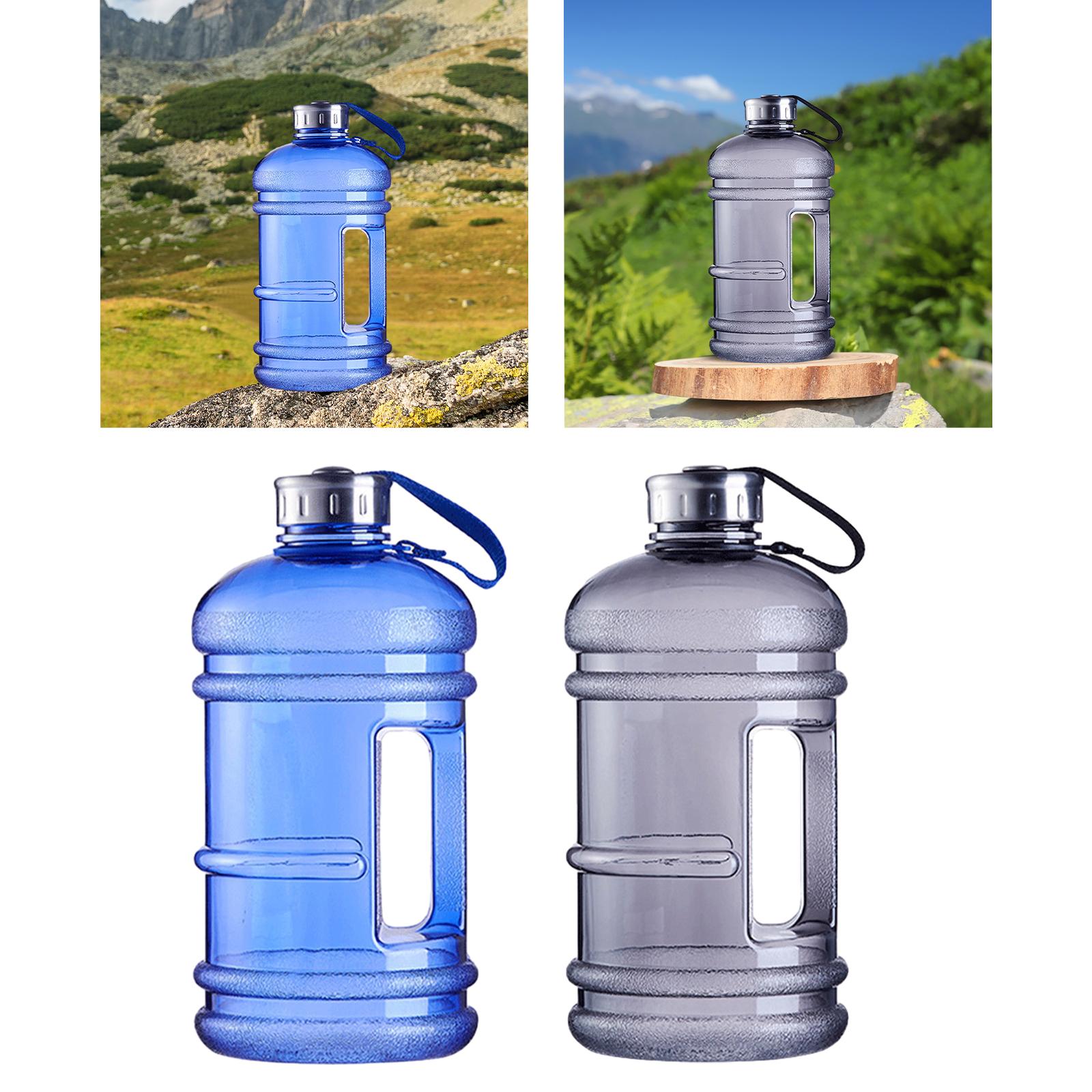Sports Water Bottle 2200ml Large Capacity for Outdoor Sports Gym Backpacking Blue