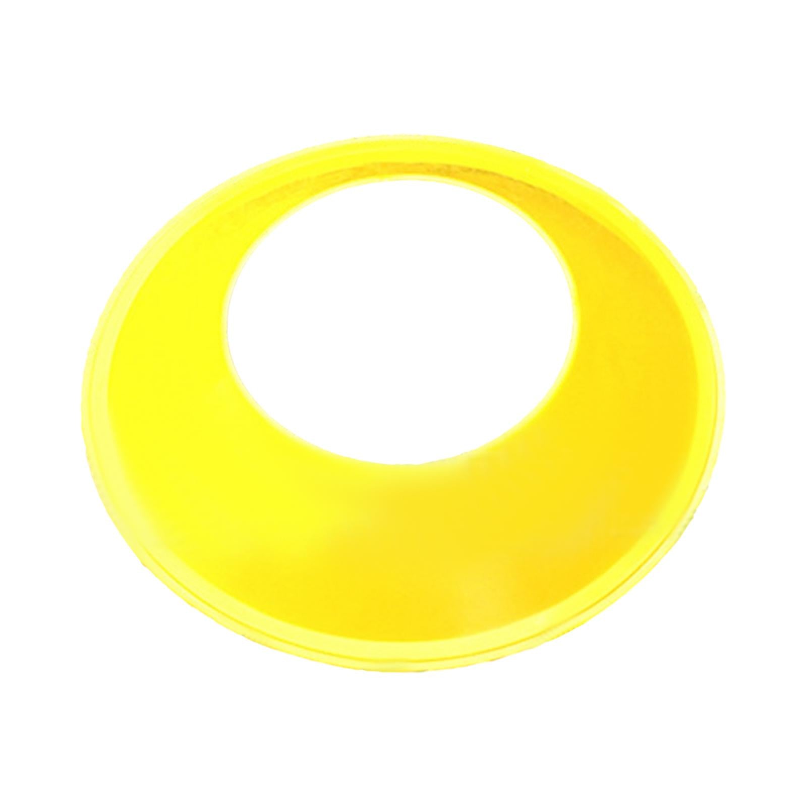 10 Pieces Ball Stand Soccer Durable Football Holder Diameter 8inch Show Rack Yellow