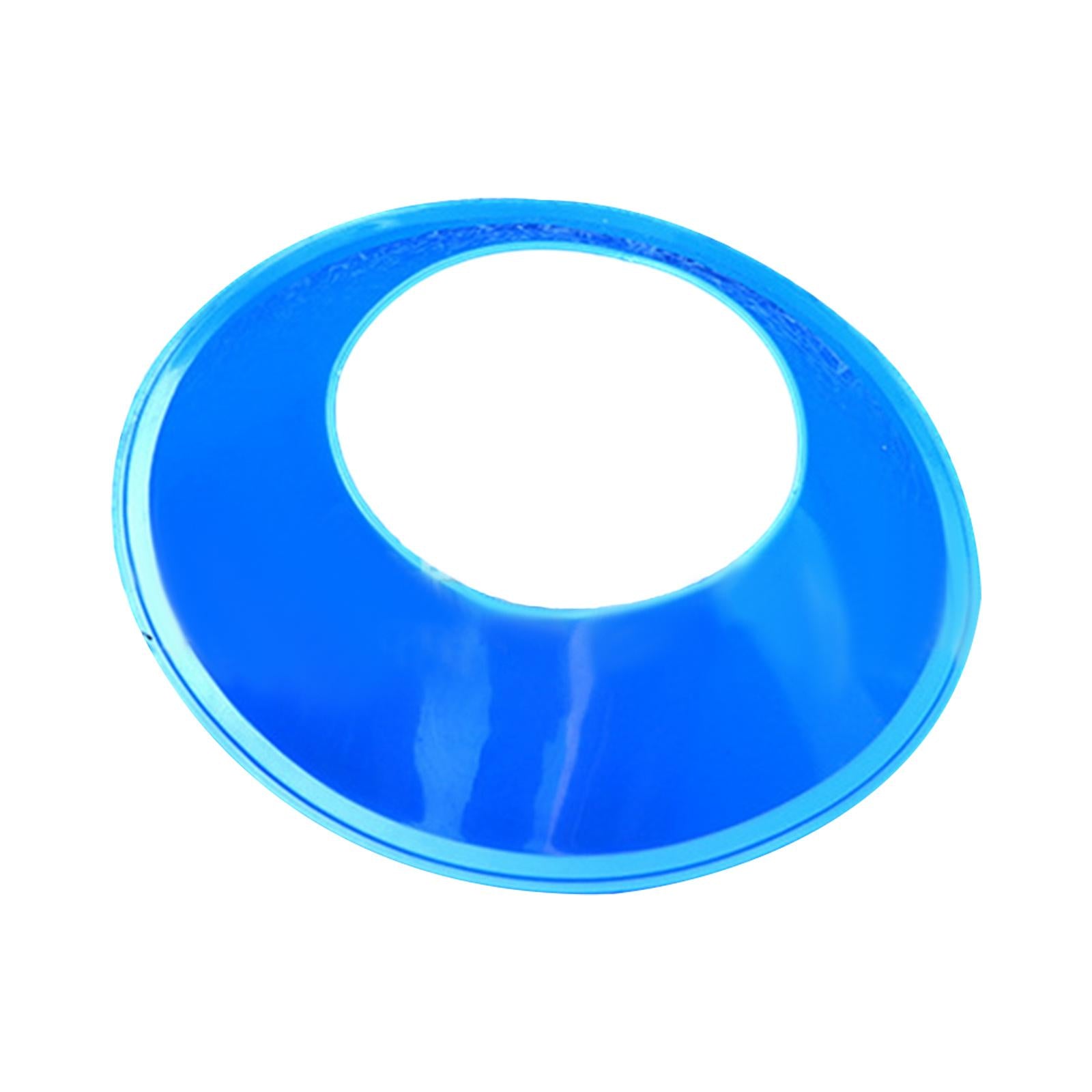 10 Pieces Ball Stand Soccer Durable Football Holder Diameter 8inch Show Rack Blue