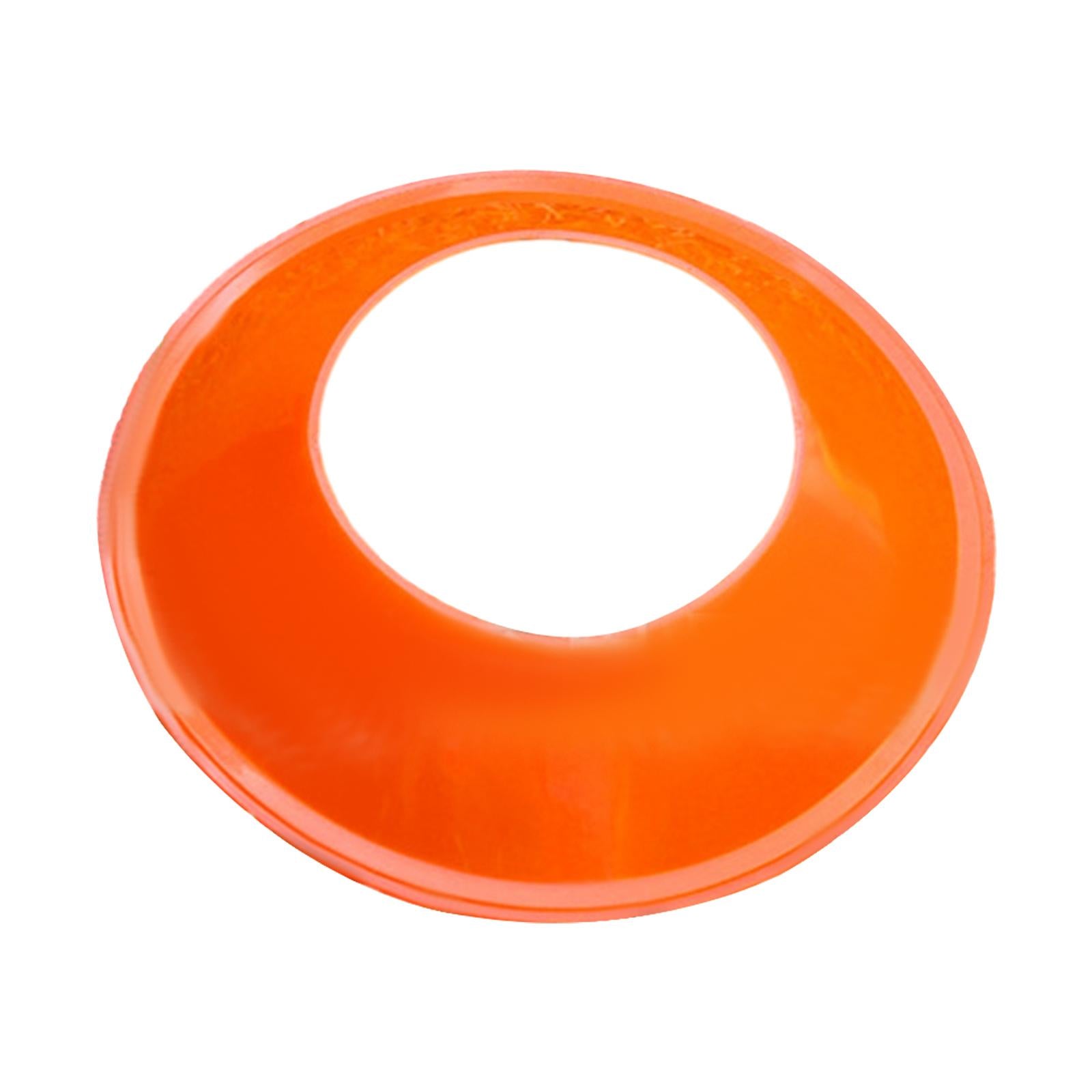 10 Pieces Ball Stand Soccer Durable Football Holder Diameter 8inch Show Rack Orange