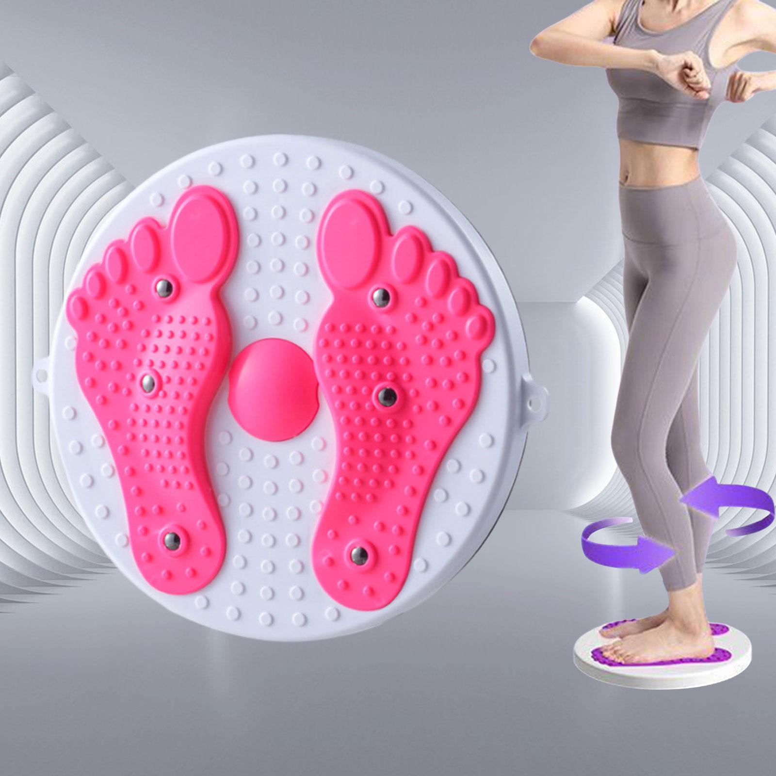 Waist Twisting Disc Board Home Gym Use Fitness Workout Core Ab Twister Board Pink No Rope