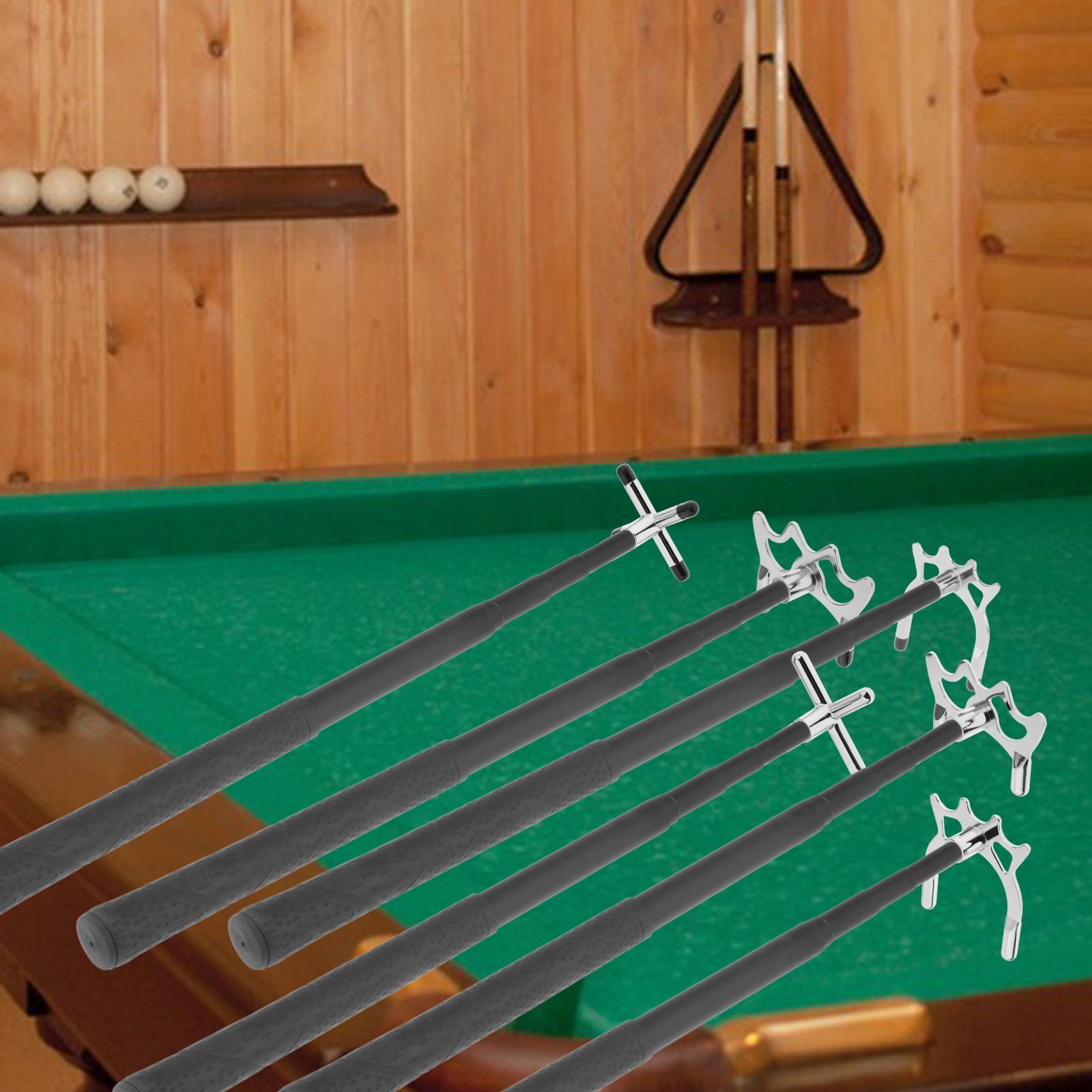 Retractable Billiards Cue Stick Bridge with Bridge Head for Pool Table Game Cross Head