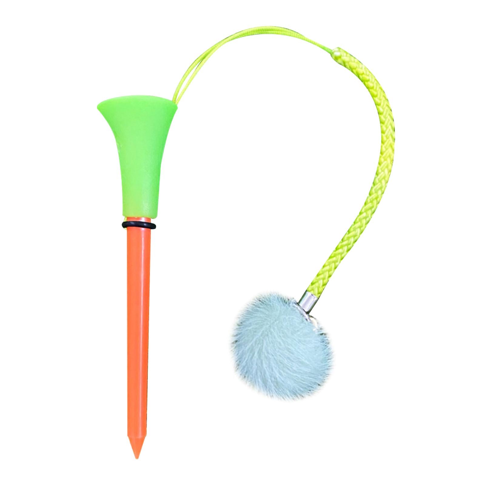 3xGolf Tee with Rope Prevent Loss Golf Ball Nail Holder Stronger Golf Ball Tee