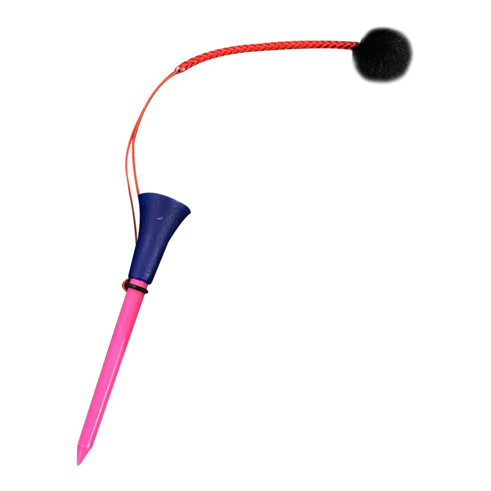 2xGolf Tee with Rope Prevent Loss Golf Ball Nail Holder Stronger Golf Ball Tee