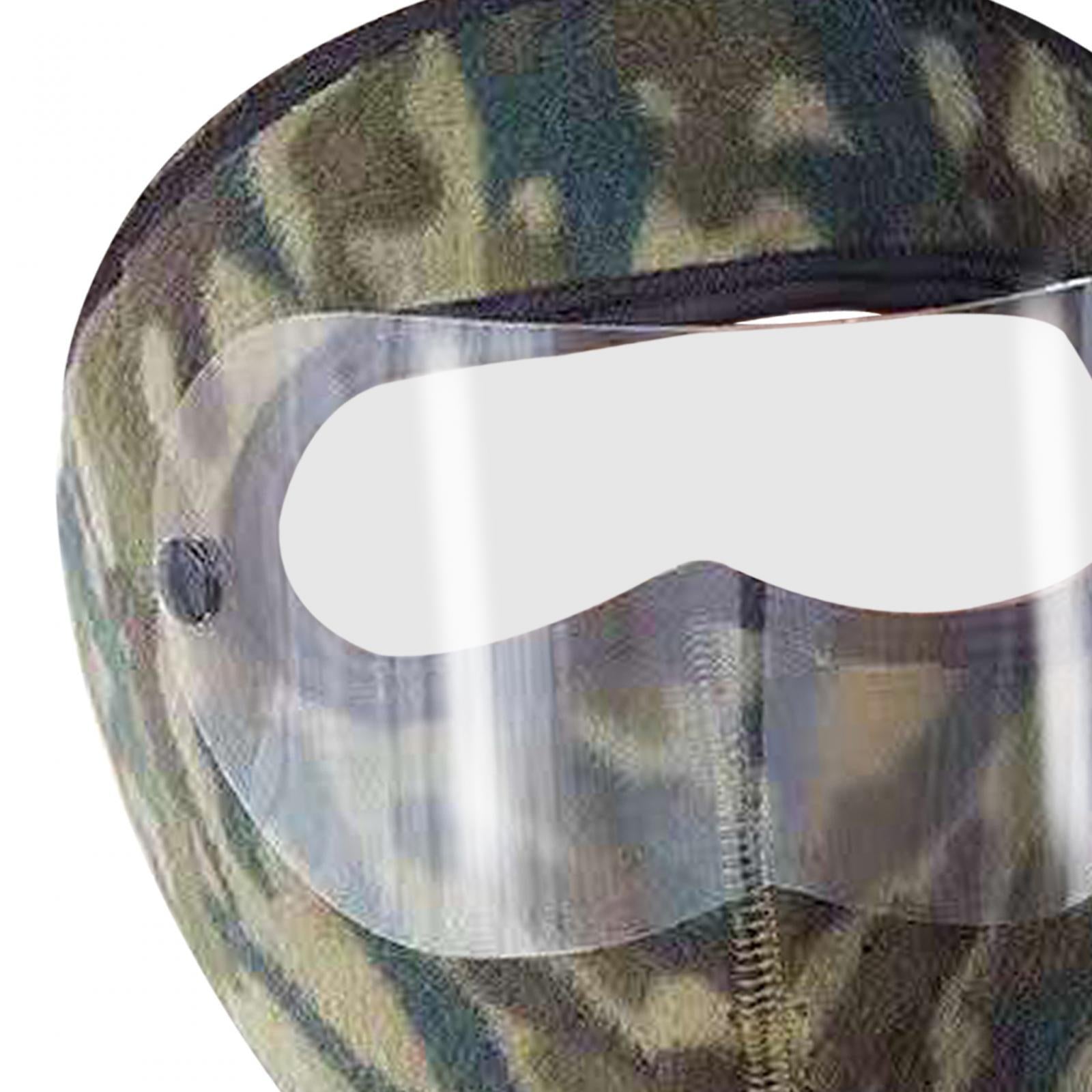 Winter Mask Fleece Breathable Coldproof Face Mask for Skiing Outdoor Cycling Green