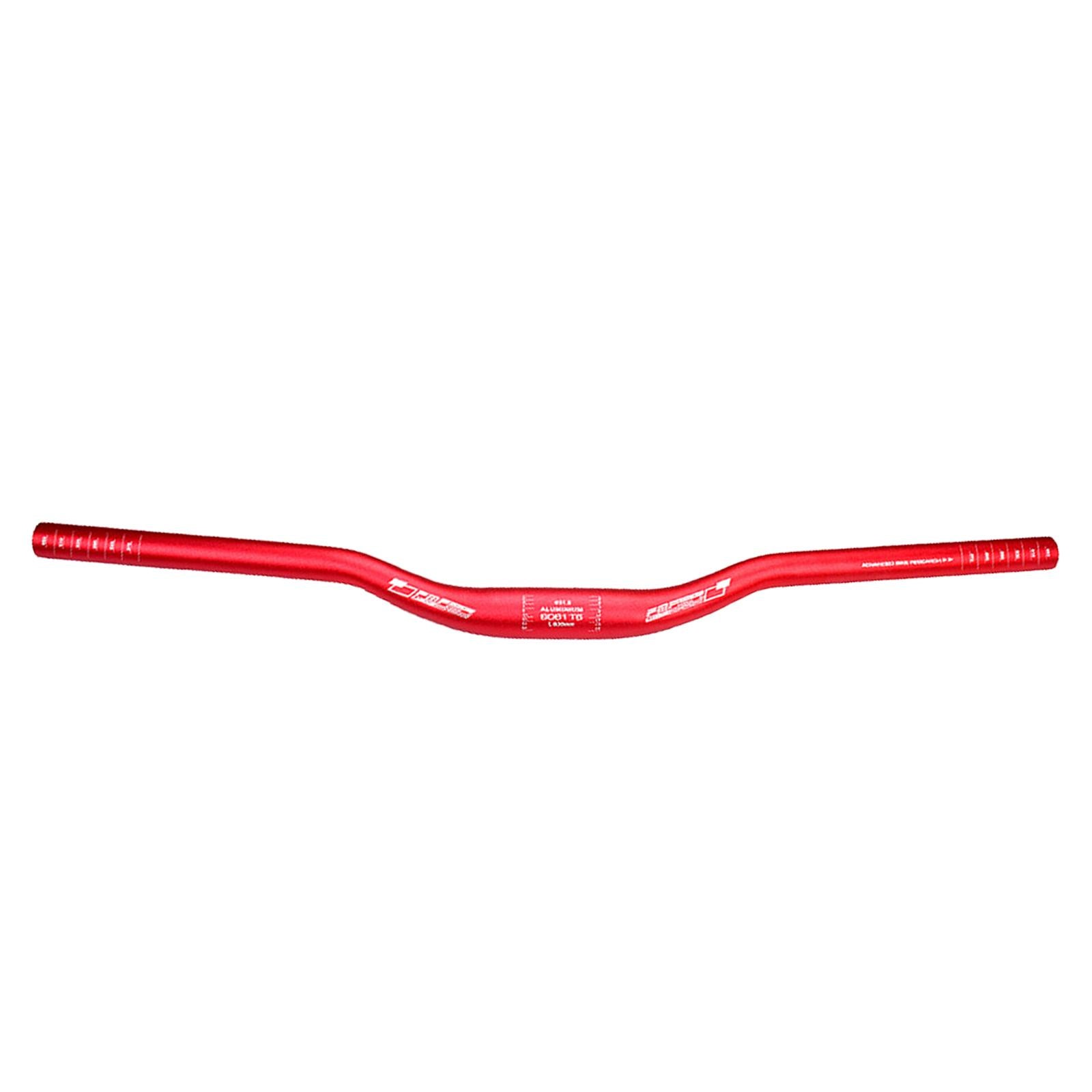 Mountain Bike Handlebar 31.8mm Clamp Bicycle Handlebar for Biking Road Bikes Red
