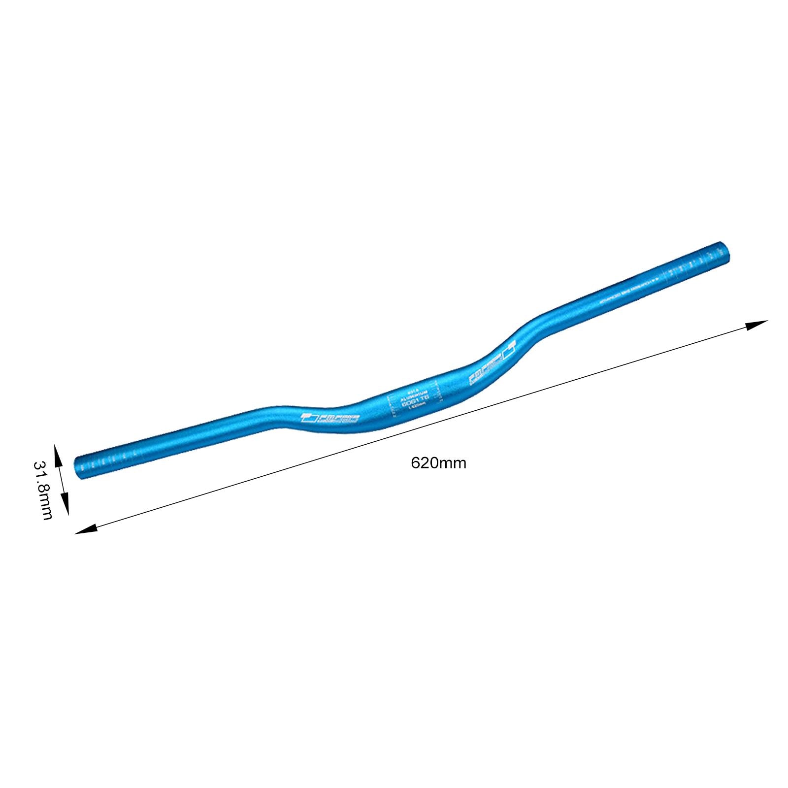 Mountain Bike Handlebar 31.8mm Clamp Bicycle Handlebar for Biking Road Bikes Blue