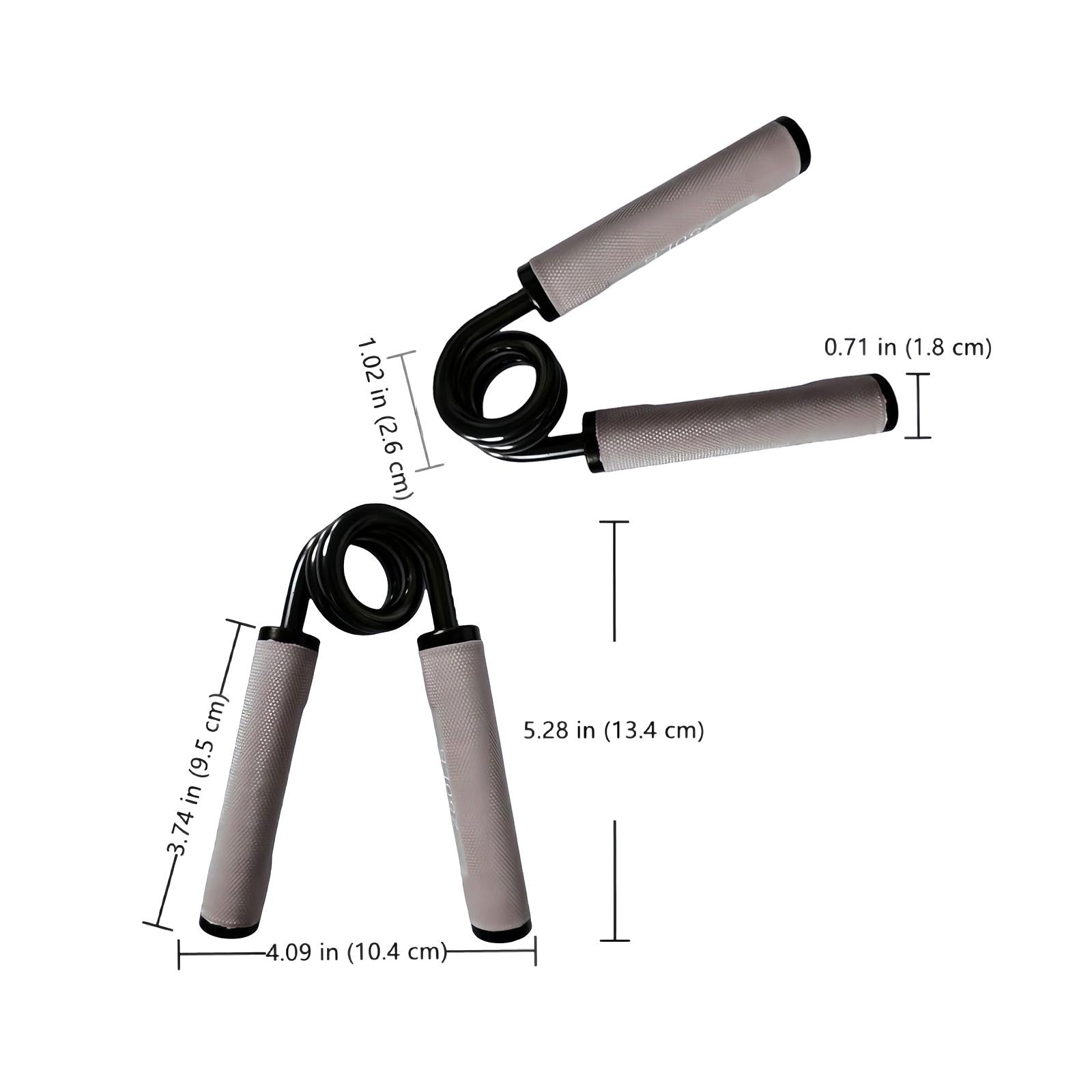 Finger Exerciser Grip Strength Trainer for Seniors Adults Athletes Grey 50LB