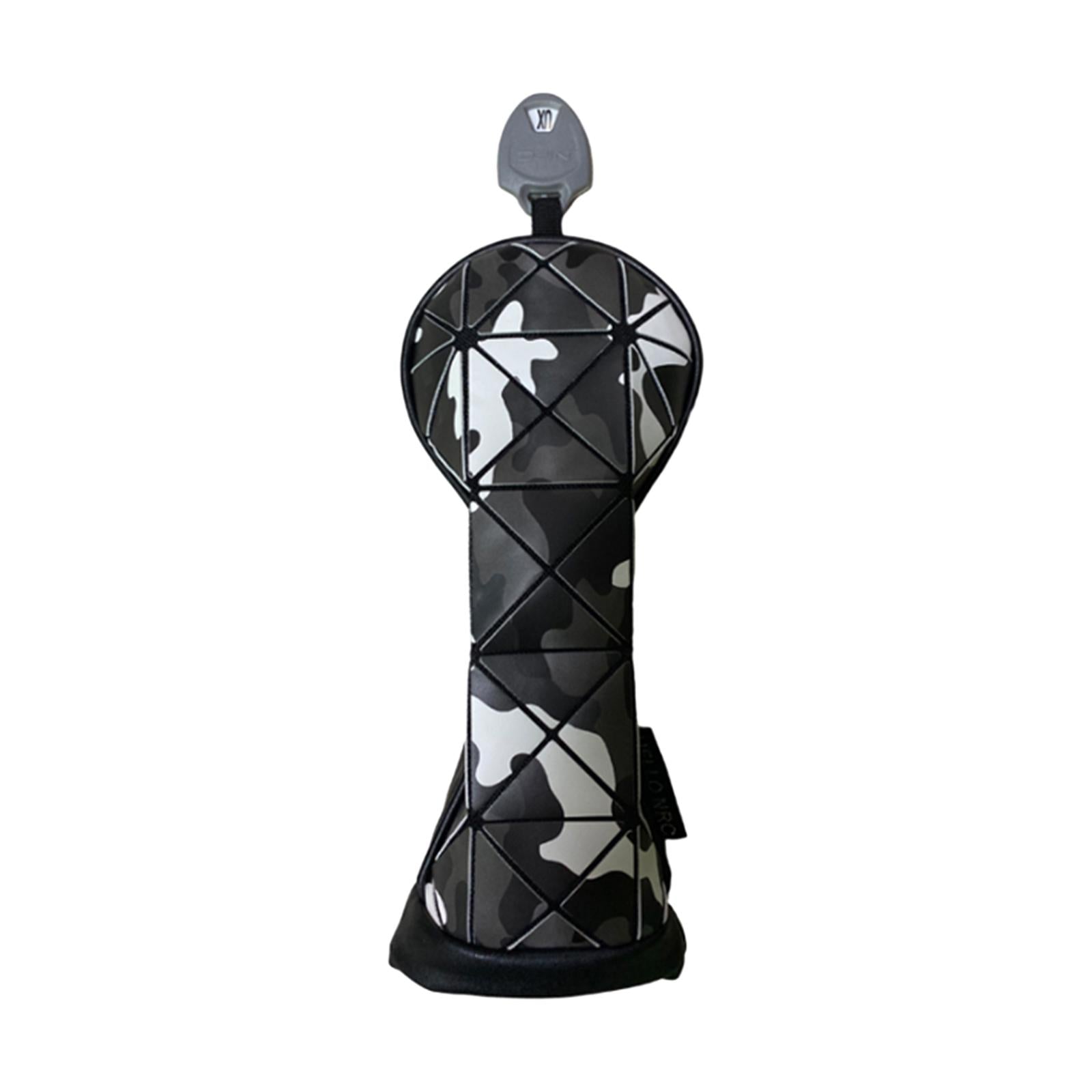 Golf Club Head Covers Wear Resistant Golf Wood Headcover Golf Club Protectors Black UT