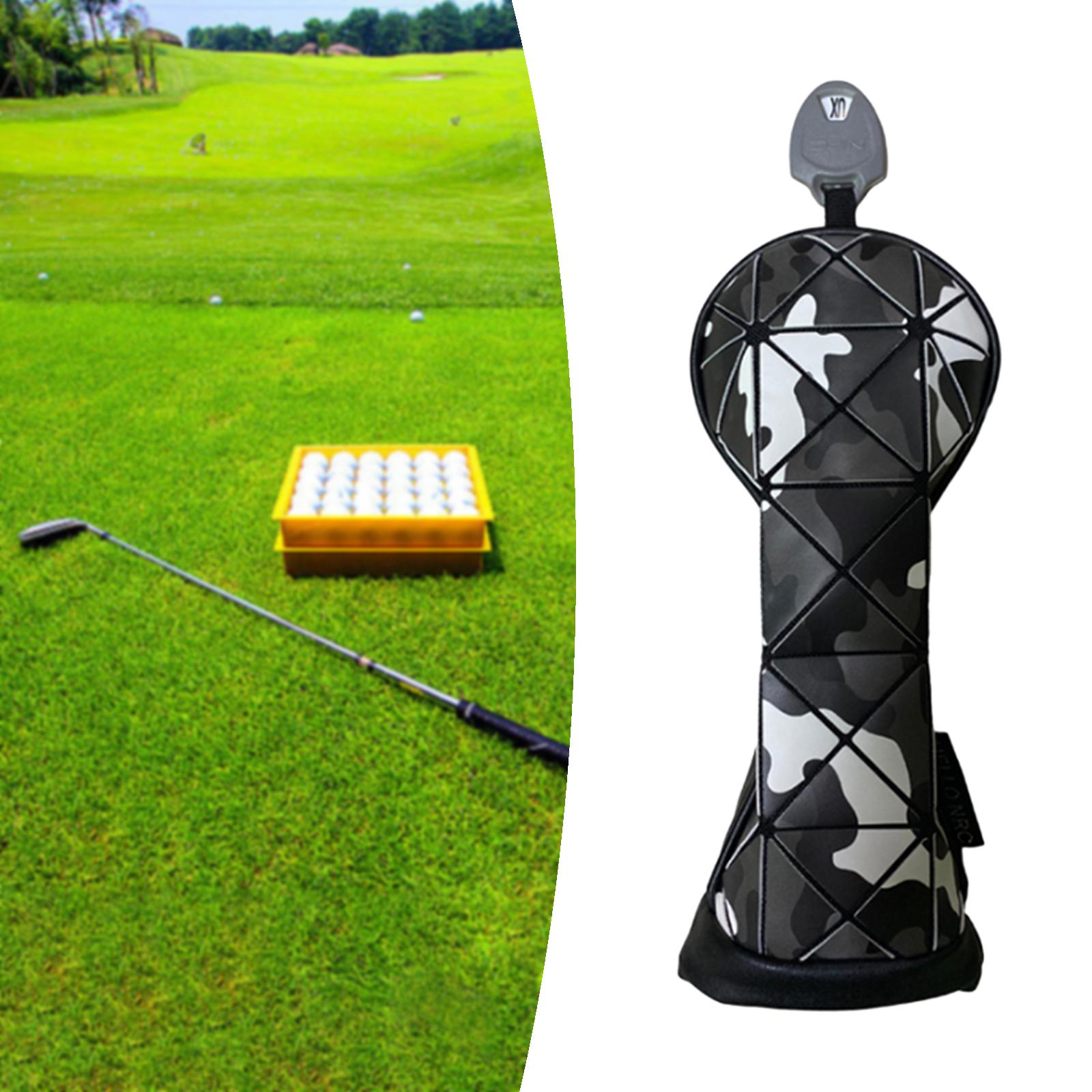Golf Club Head Covers Wear Resistant Golf Wood Headcover Golf Club Protectors Black UT