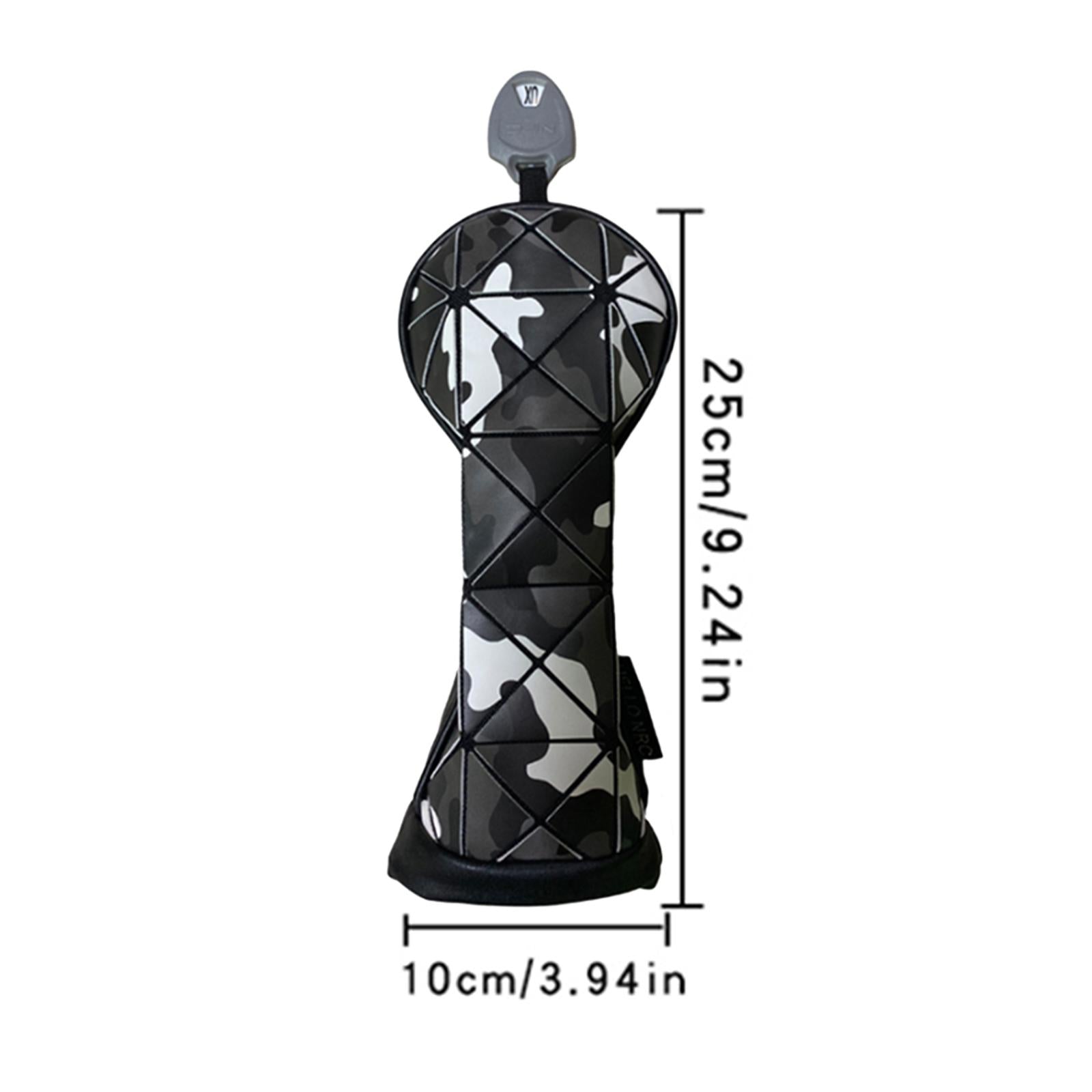 Golf Club Head Covers Wear Resistant Golf Wood Headcover Golf Club Protectors Black UT
