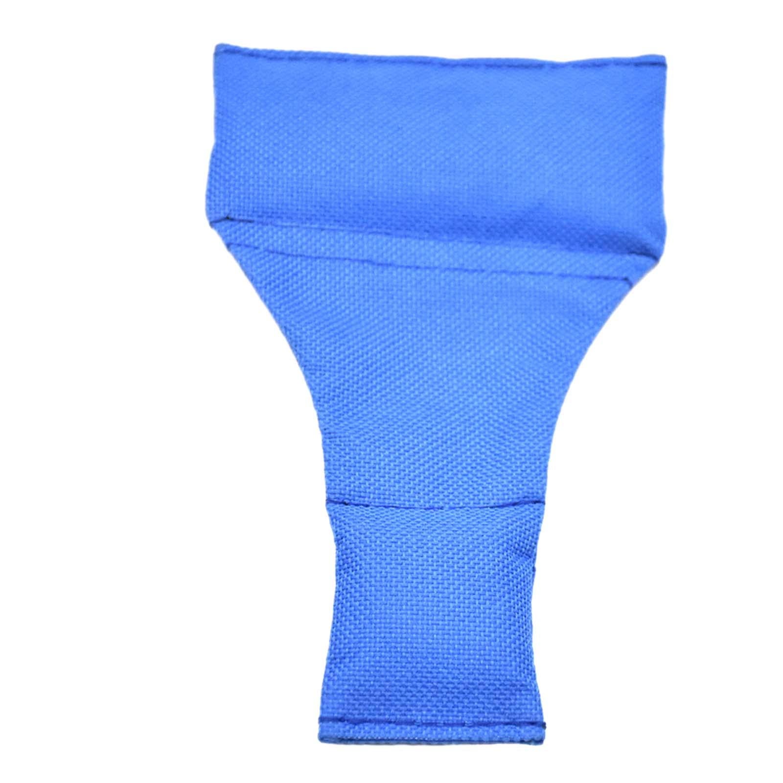 Football Throw Down Long Neck Bag Nylon Blue Rugby Referee Throwing Bag 1pcs