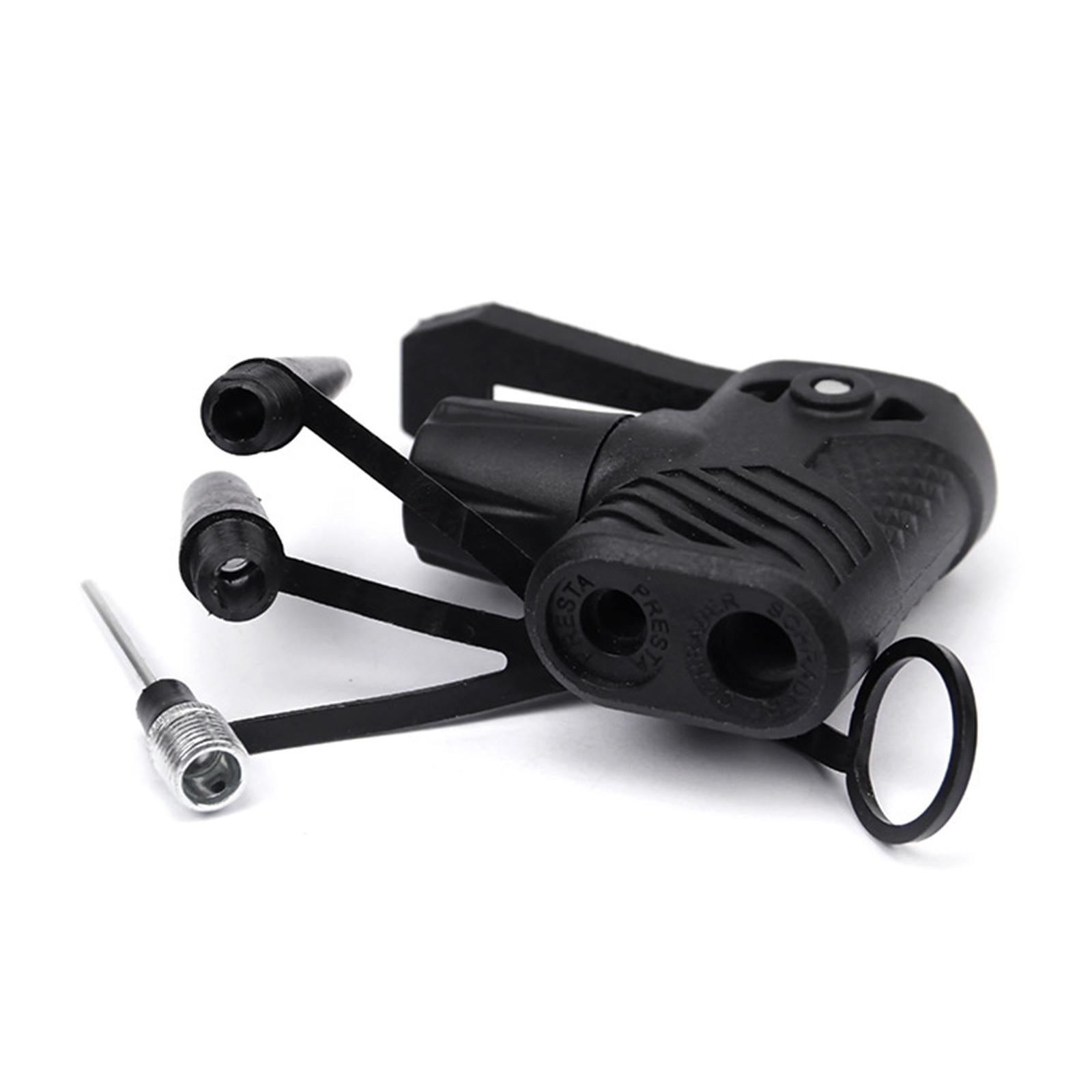 4xBike Pump Nozzle Hose Adapter Pump Useful Mini Connector for Bike Tire Parts