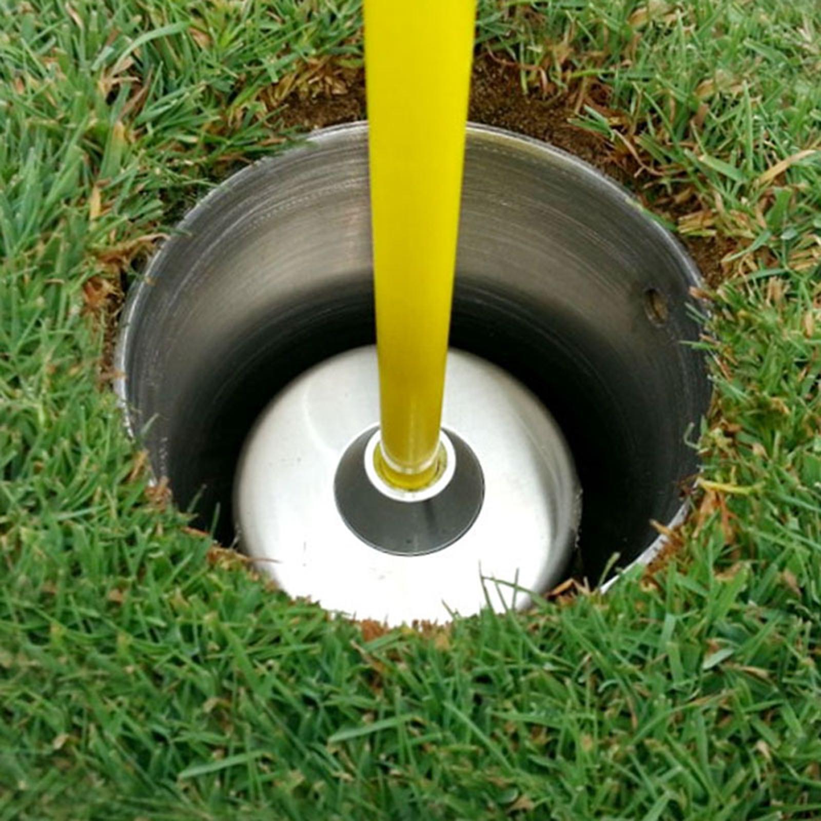 Golf Hole Cup Golf Hole Putting Green Cup for Practice Putting Green Outdoor 12x10.8cm Dia 2.7cm