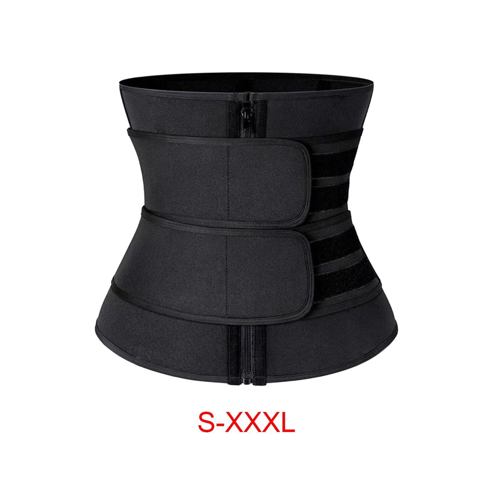 Women Waist Trainer Adjustable Elastic Sports Girdle Comfortable Body Shaper S