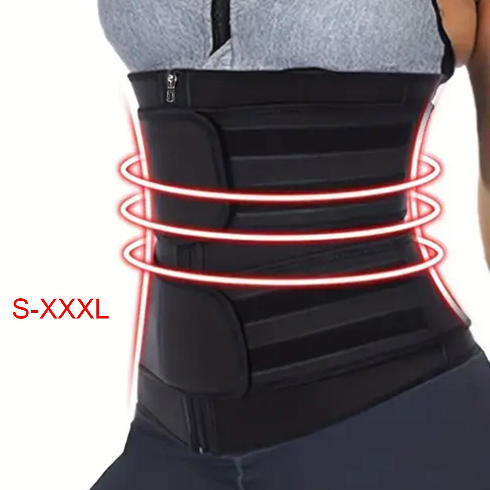 Women Waist Trainer Adjustable Elastic Sports Girdle Comfortable Body Shaper S