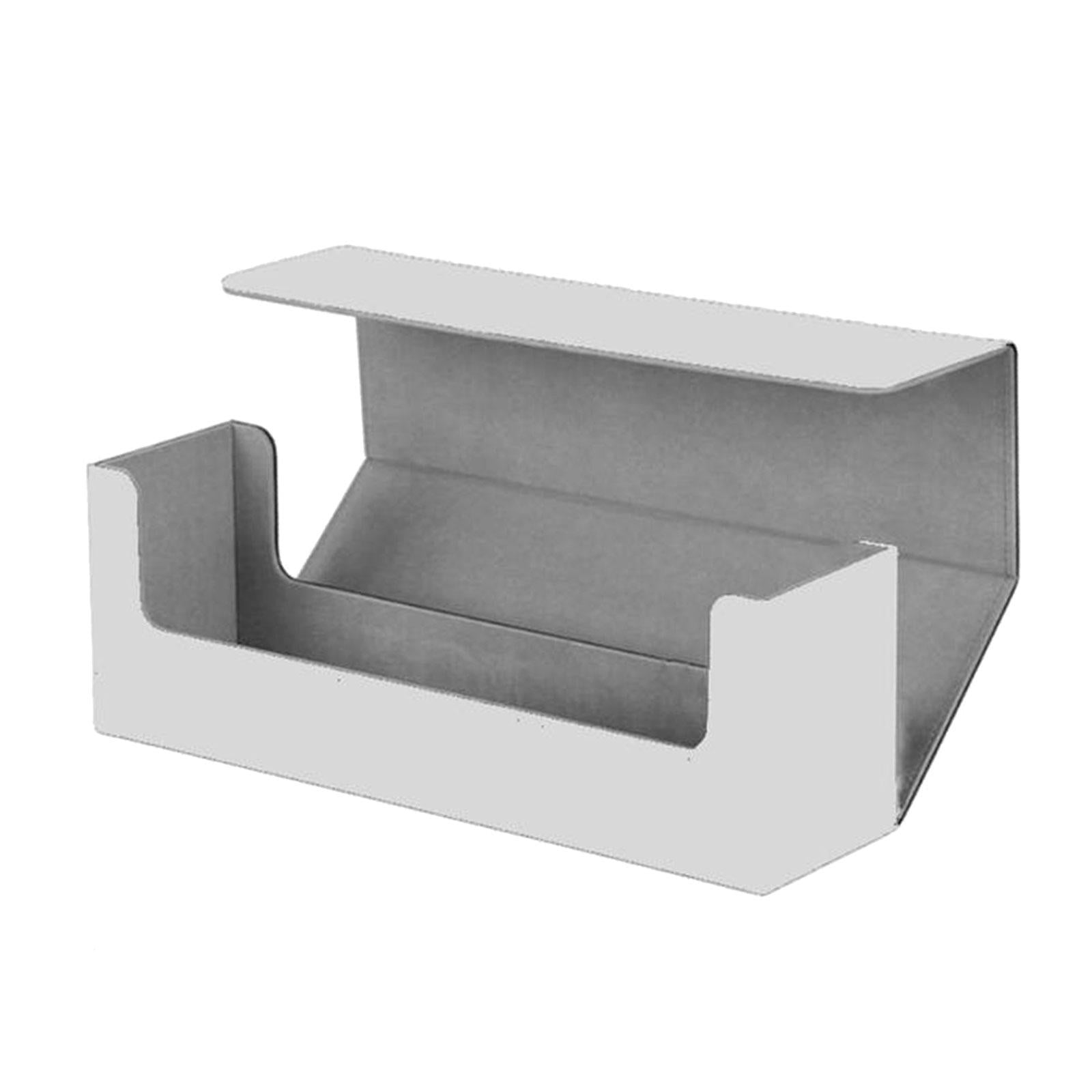 Trading Card Deck Box Storage Container Card Sleeve Dice Card Holder Display White