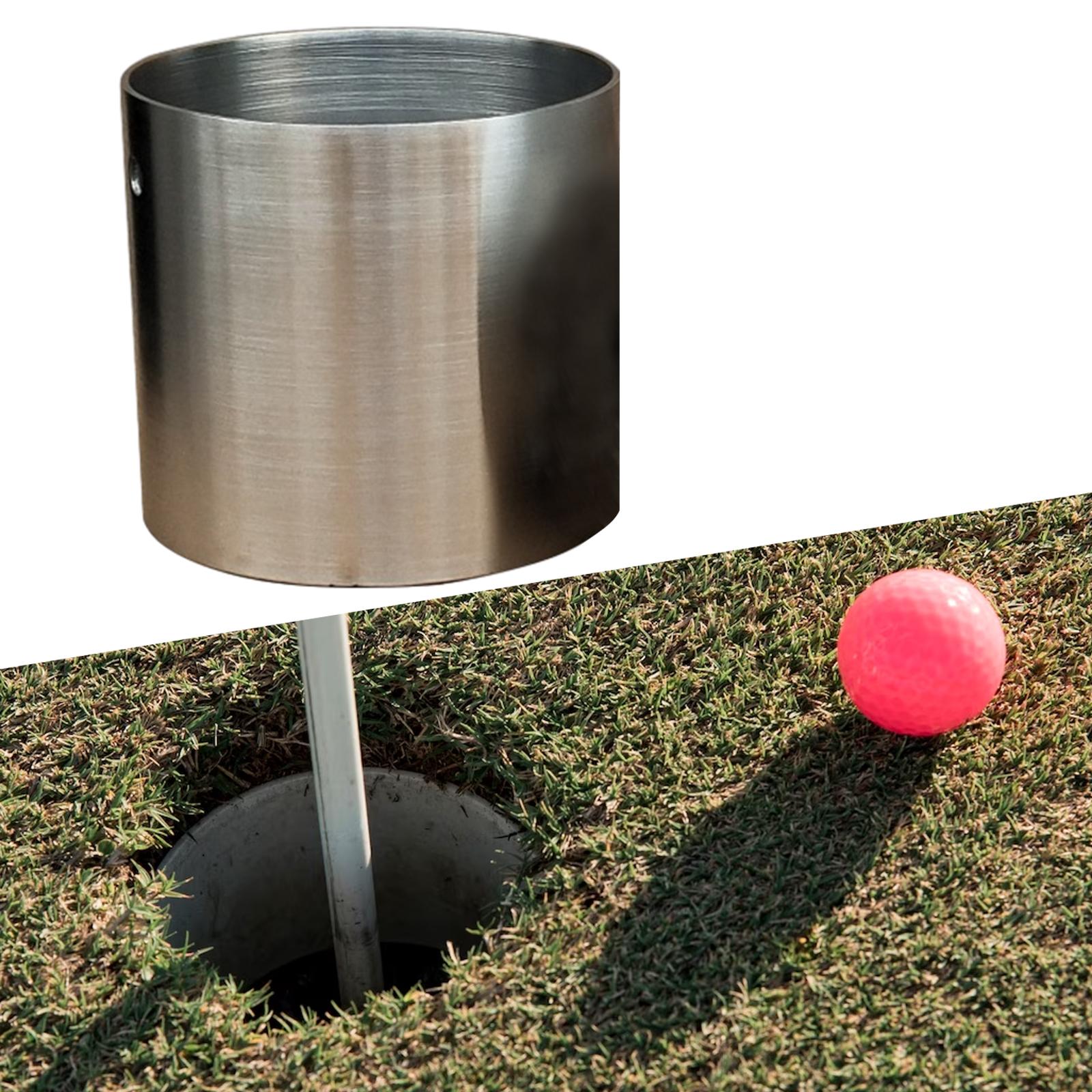Golf Hole Cup Practical Training Accessory Durable Golf Putting Cup 10cmx10.8cm 27mm