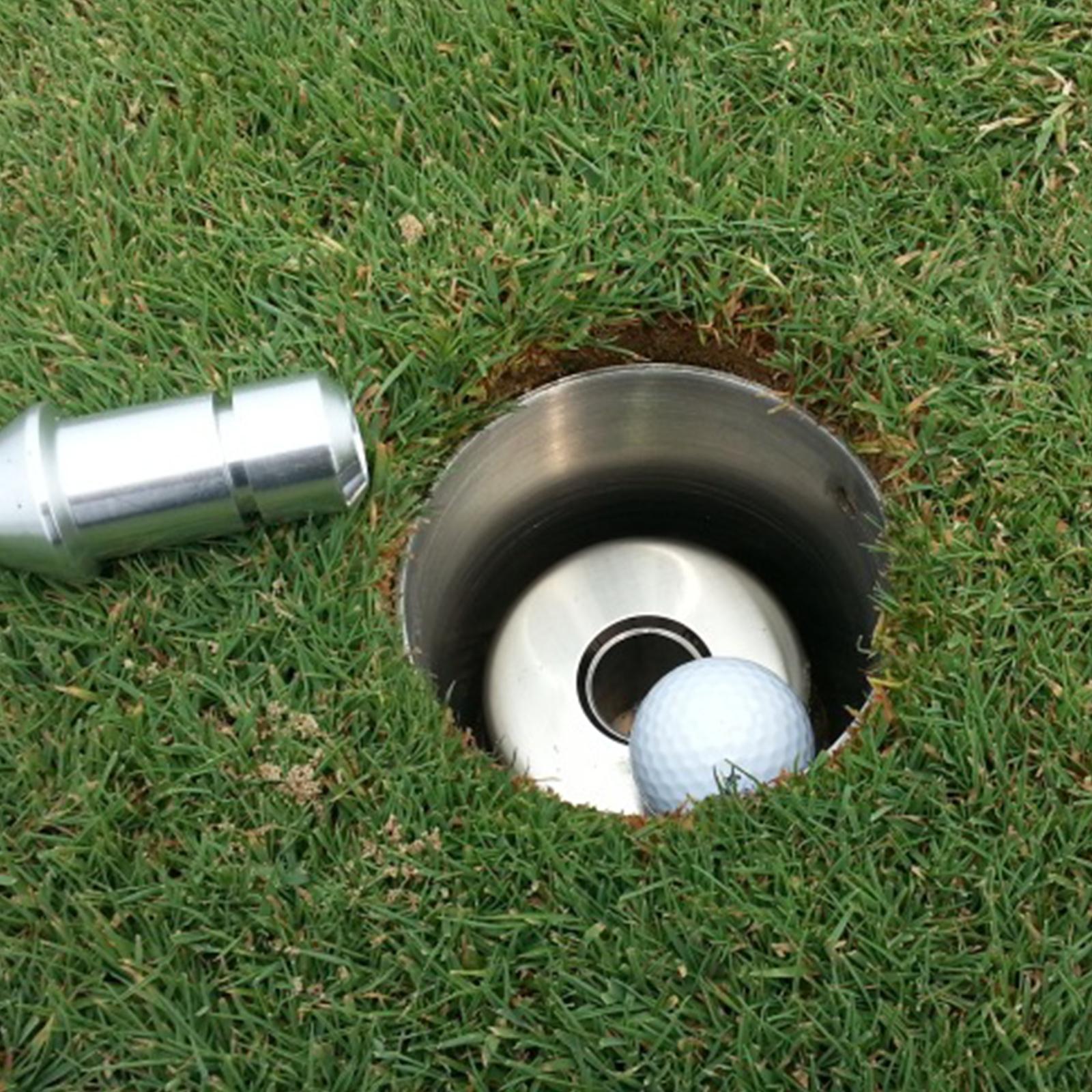 Golf Hole Cup Practical Training Accessory Durable Golf Putting Cup 10cmx10.8cm 27mm
