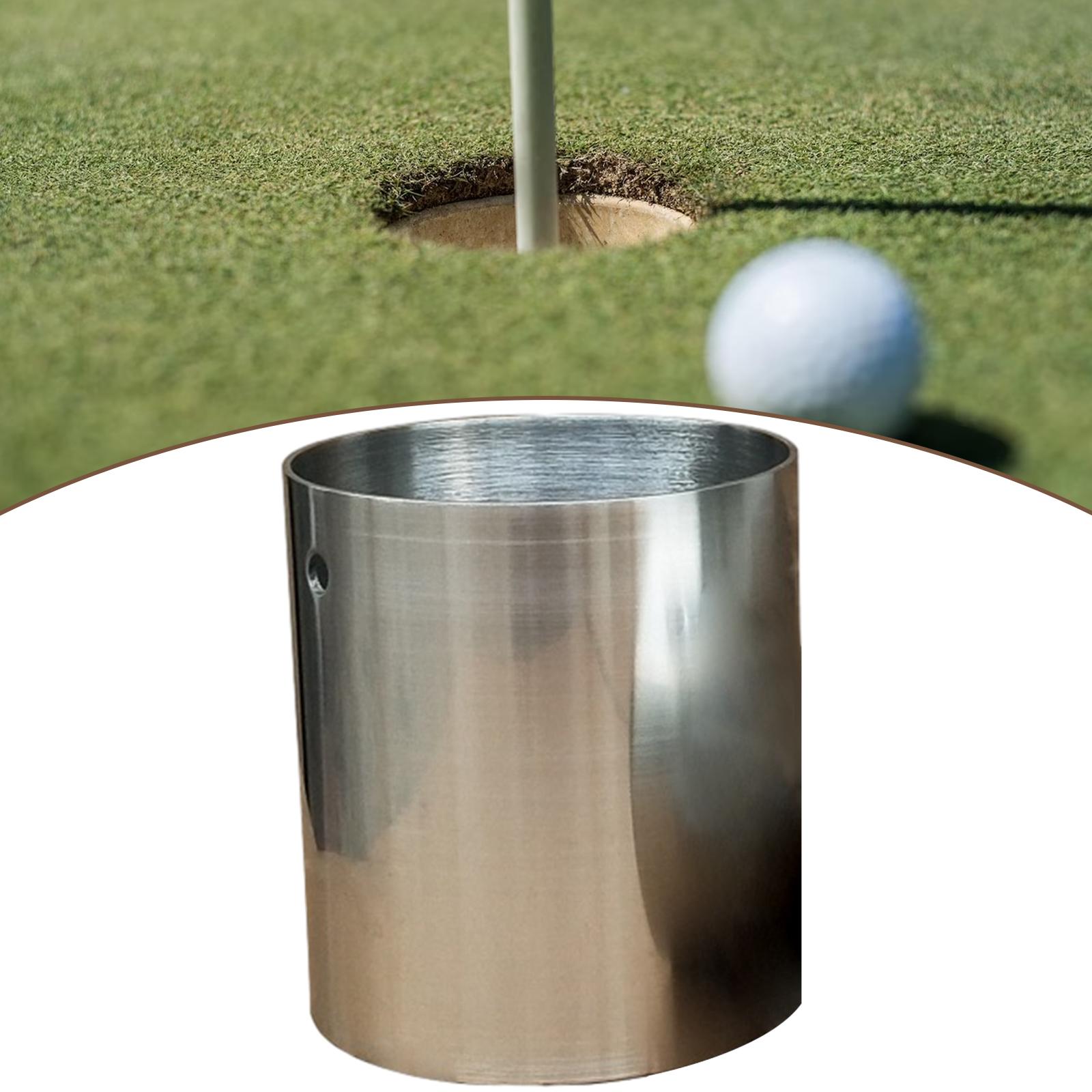 Golf Hole Cup Practical Training Accessory Durable Golf Putting Cup 12cmx10.8cm 27mm
