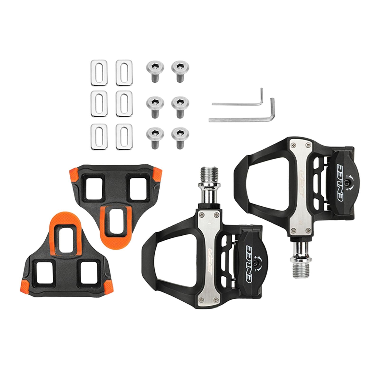 Road Bike Clipless Pedals Biking Riding Durable Replacement Road Bike Pedals