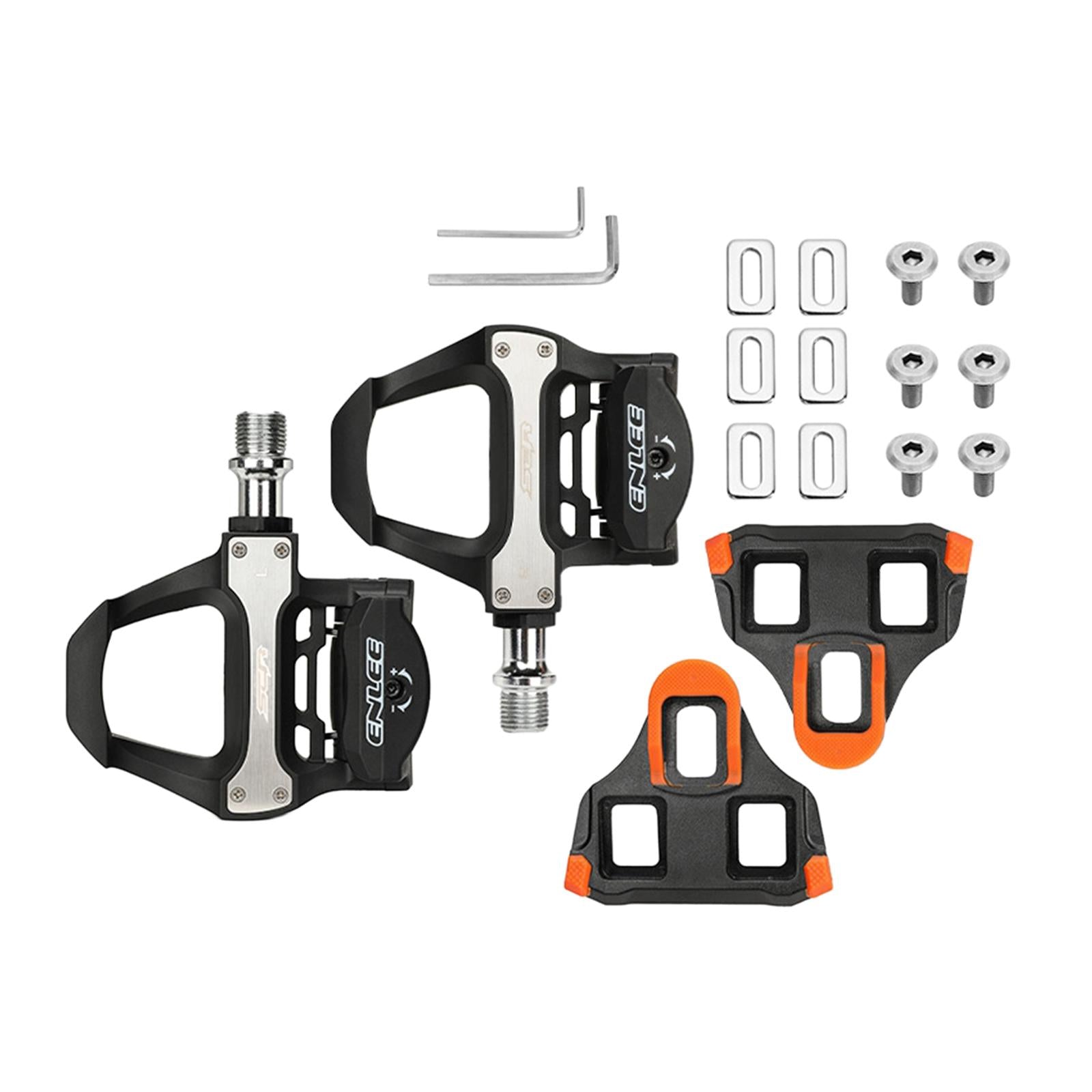Road Bike Clipless Pedals Biking Riding Durable Replacement Road Bike Pedals