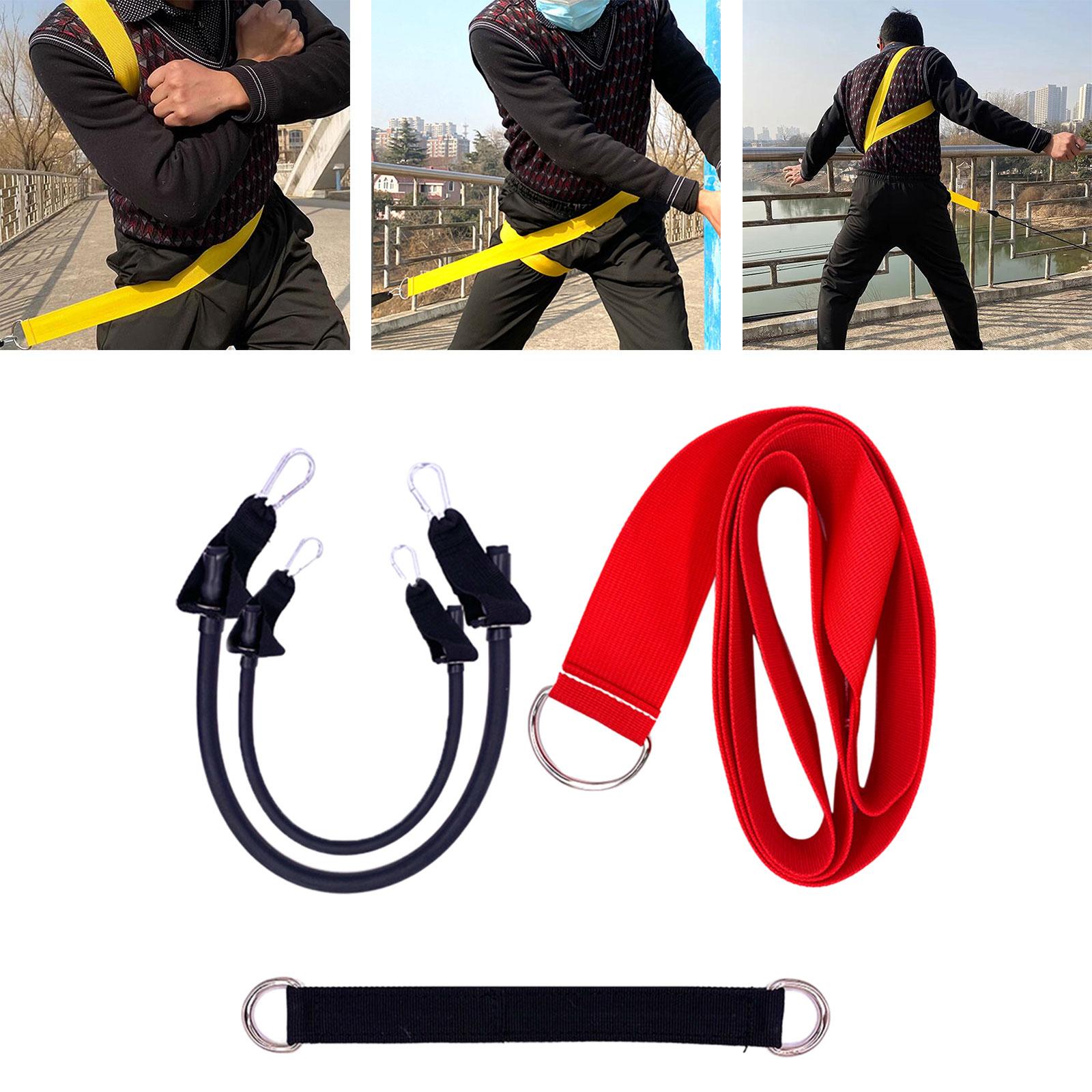 Golf Swing Training Rope Posture Correction Belt Training Tool for Women Men Red