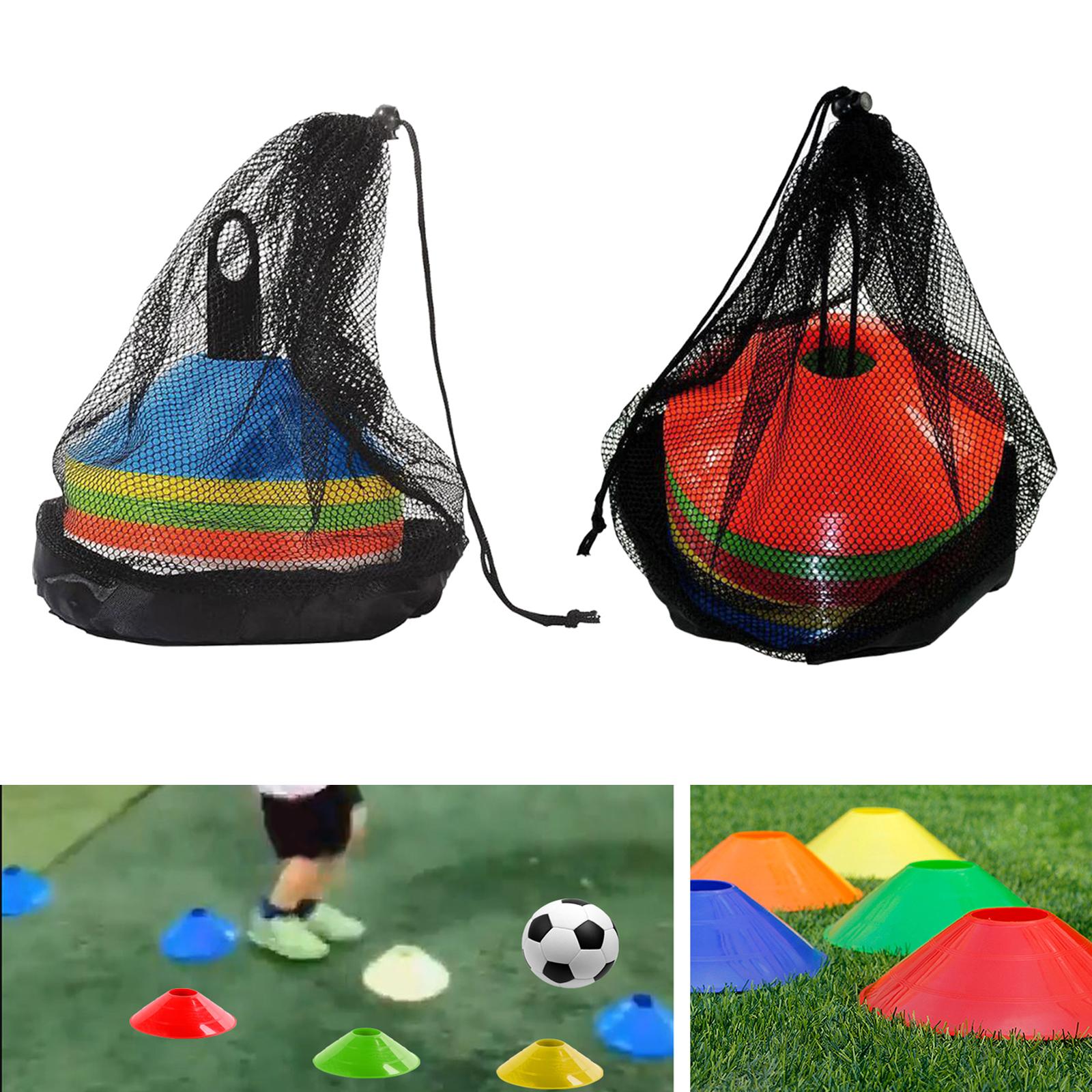 50x Training Cones Speed Agility Training for Sports Exercise Indoor Outdoor PP Shelf