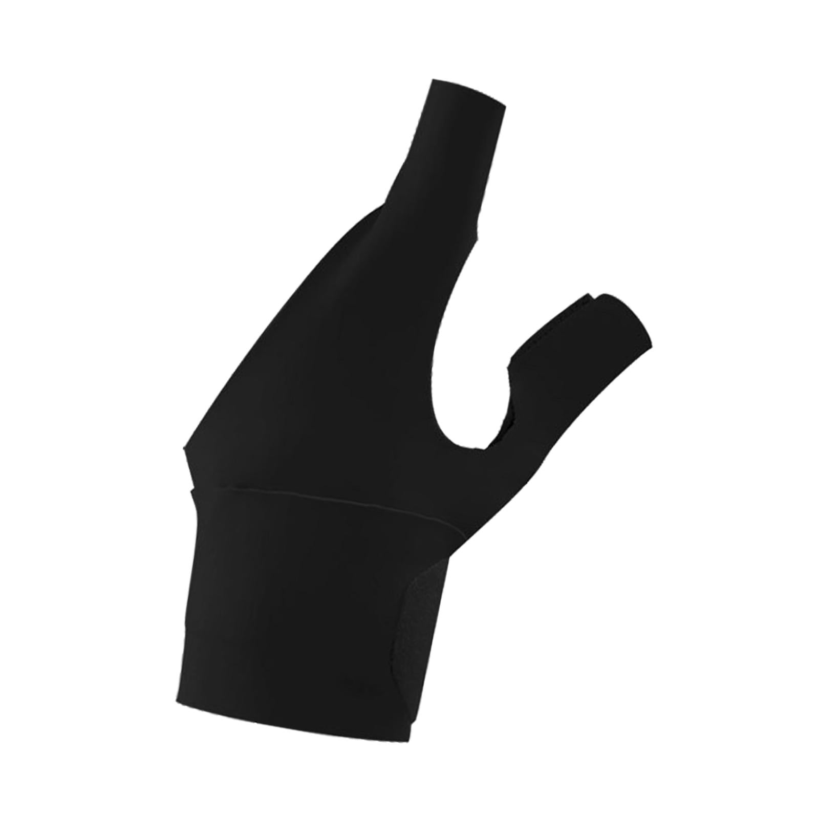 Two Finger Wrist Brace Adults Wrist Strap for Fitness Equipment Table Tennis Black Left