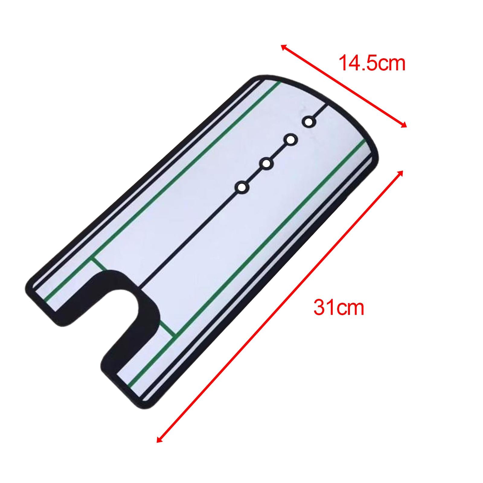 Golf Putting Alignment Mirror Putting Trainer for Indoor Outdoor Home