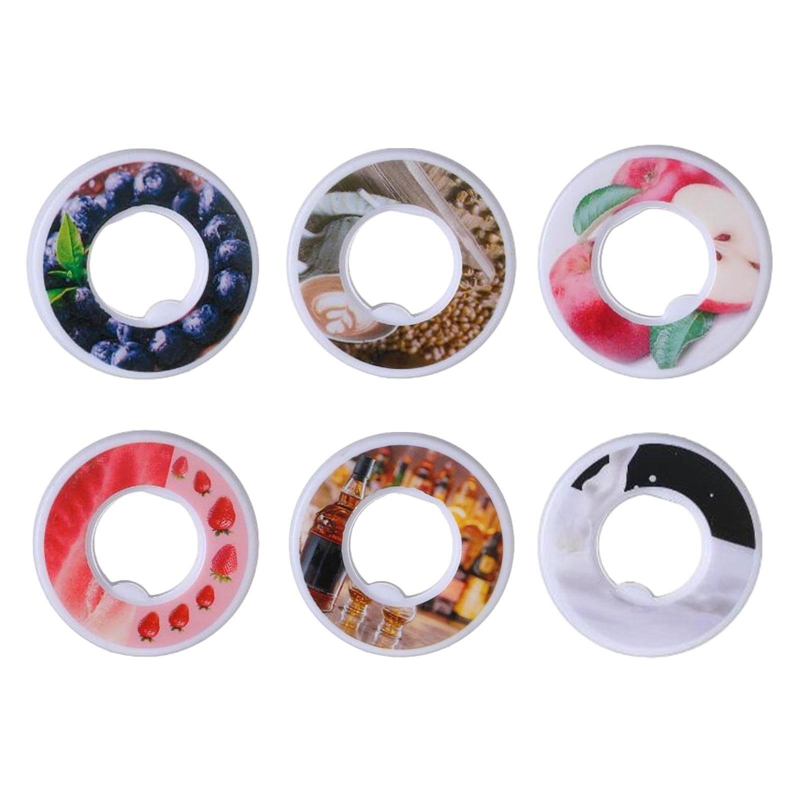 Water Bottle Flavour Pod Fruit Scented Rings for Fitness Bottle Travel Blueberry Flavor