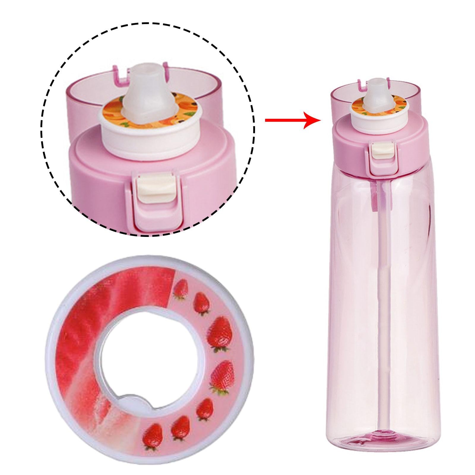 Water Bottle Flavour Pod Fruit Scented Rings for Fitness Bottle Travel Strawberry Flavor