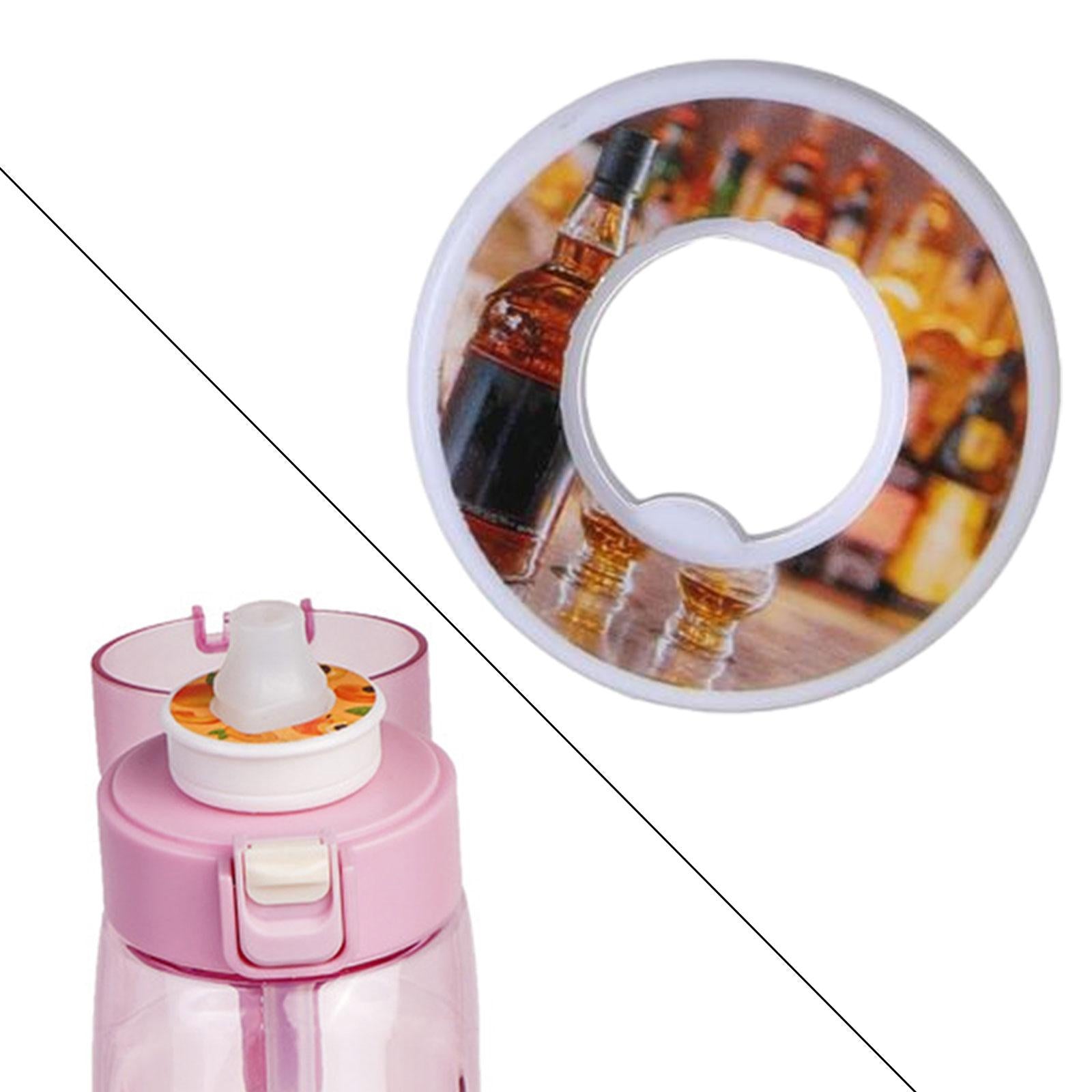 Water Bottle Flavour Pod Fruit Scented Rings for Fitness Bottle Travel Wine Flavor