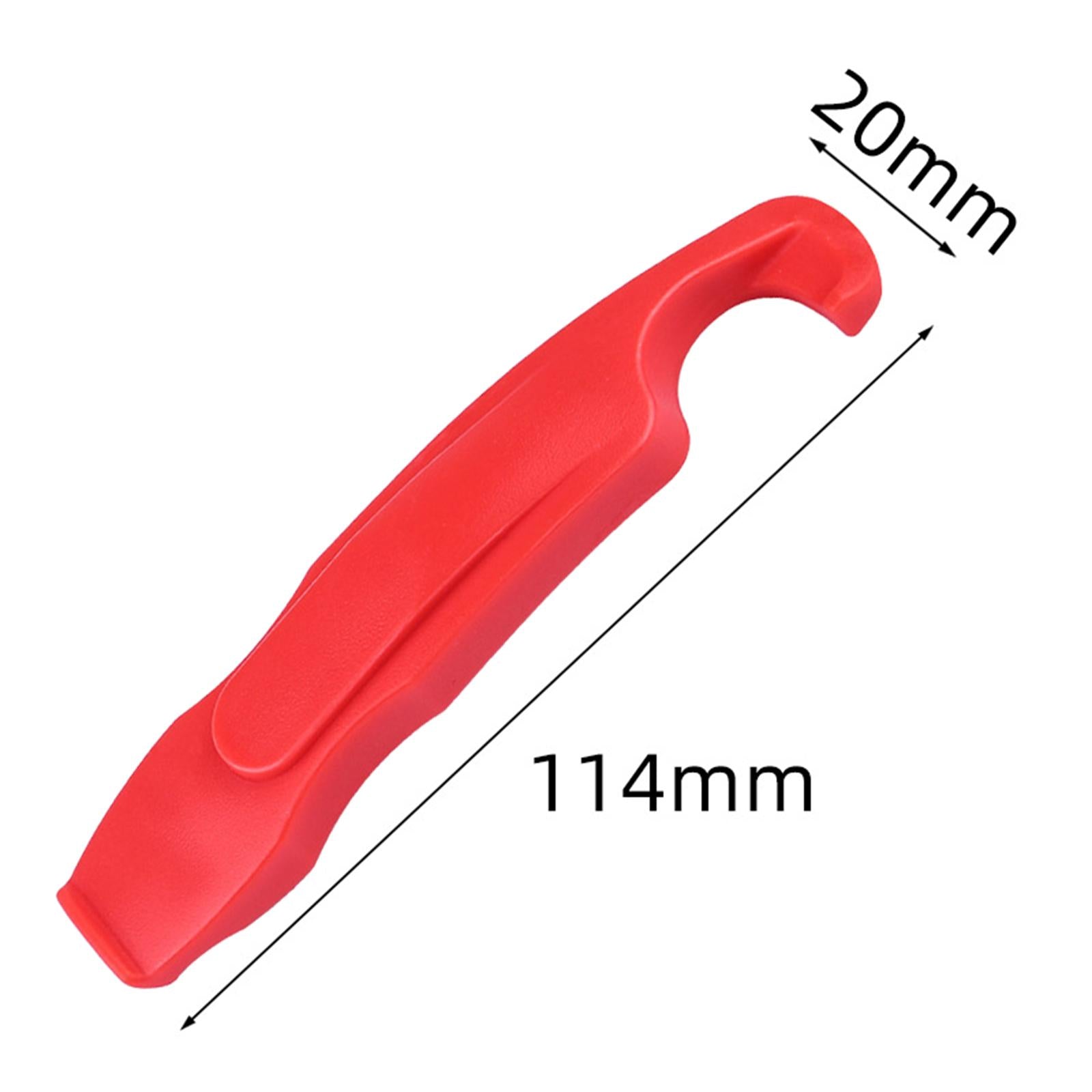 3Pcs Bike Tire Levers Set Premium Pry Bar Durable Bicycle Tire Removal Tools Red