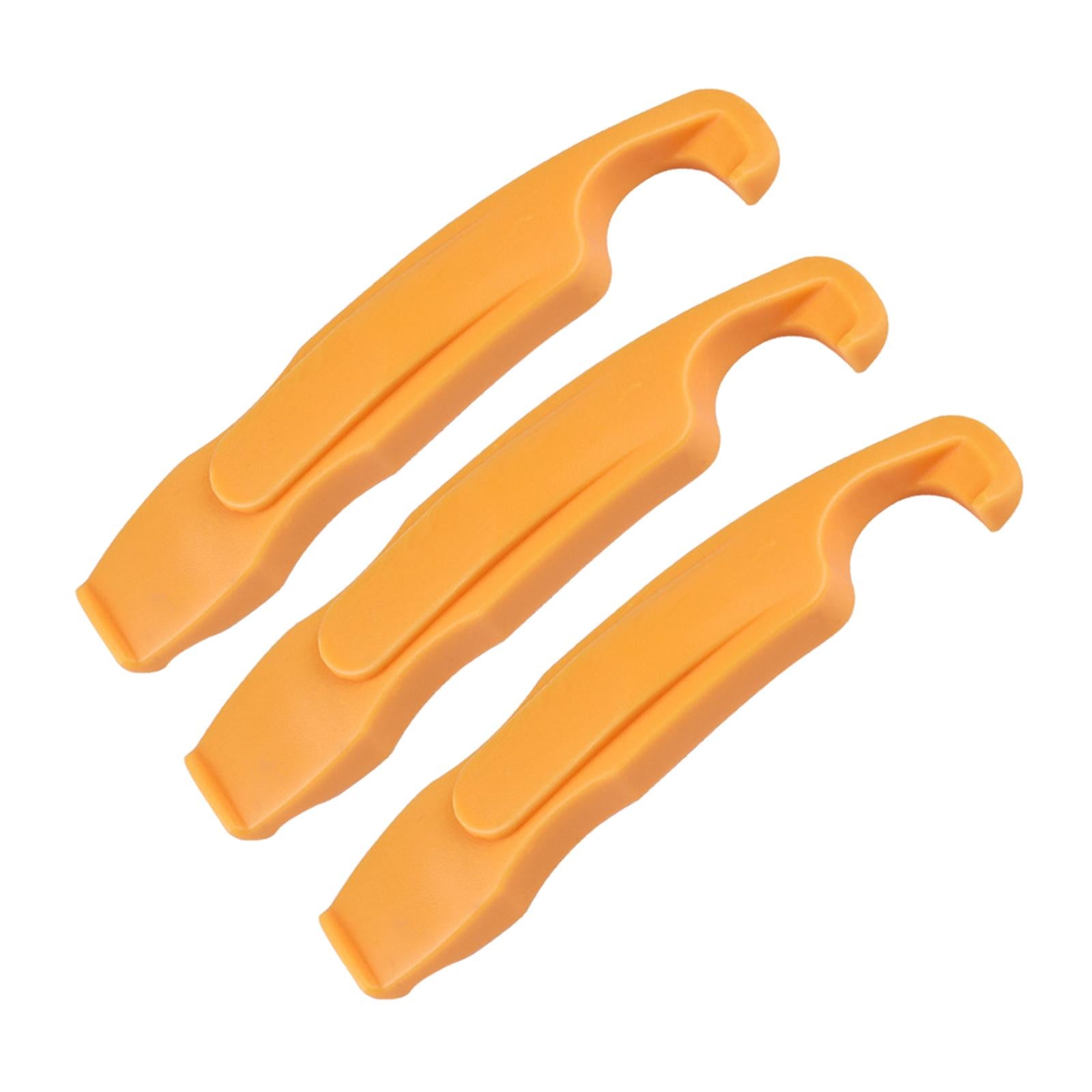 3Pcs Bike Tire Levers Set Premium Pry Bar Durable Bicycle Tire Removal Tools Yellow