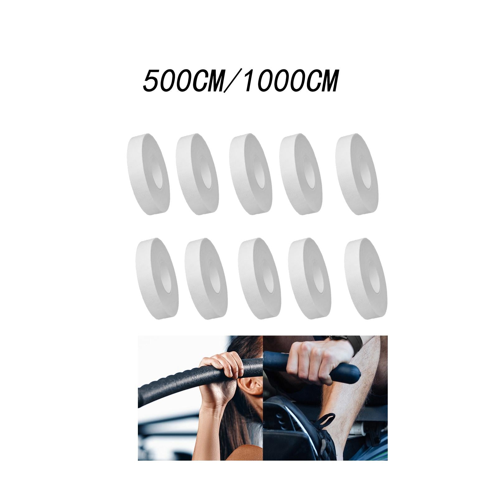 10 Pieces Athletic Finger Tapes Gym Elastic Wristband for Elbow Toe Classmates 1.25cmx5m