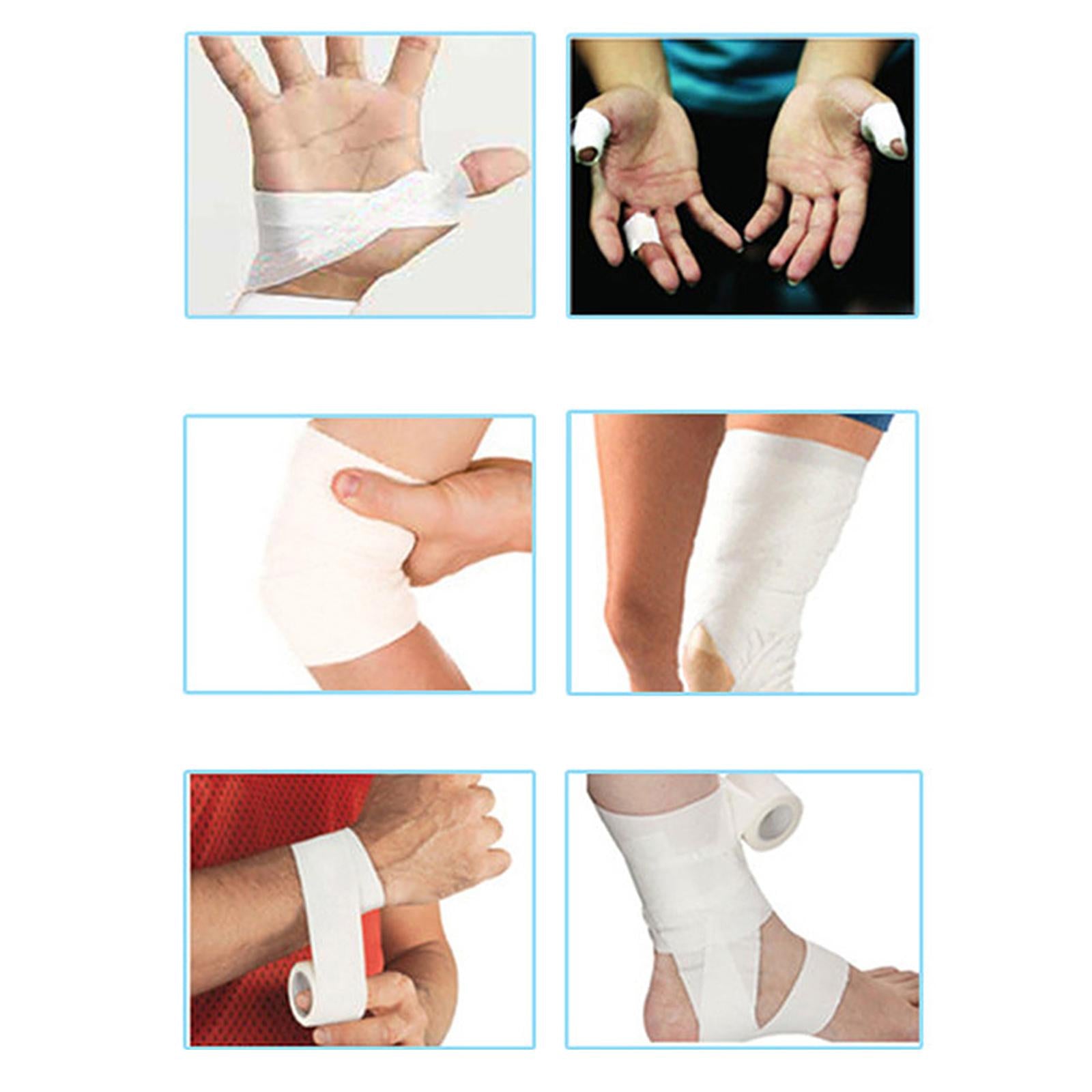 Sports Wrap Tape Breathable Easy Tear 10M Athletic Tape for Knee Body Wrists 3.8cmx10m