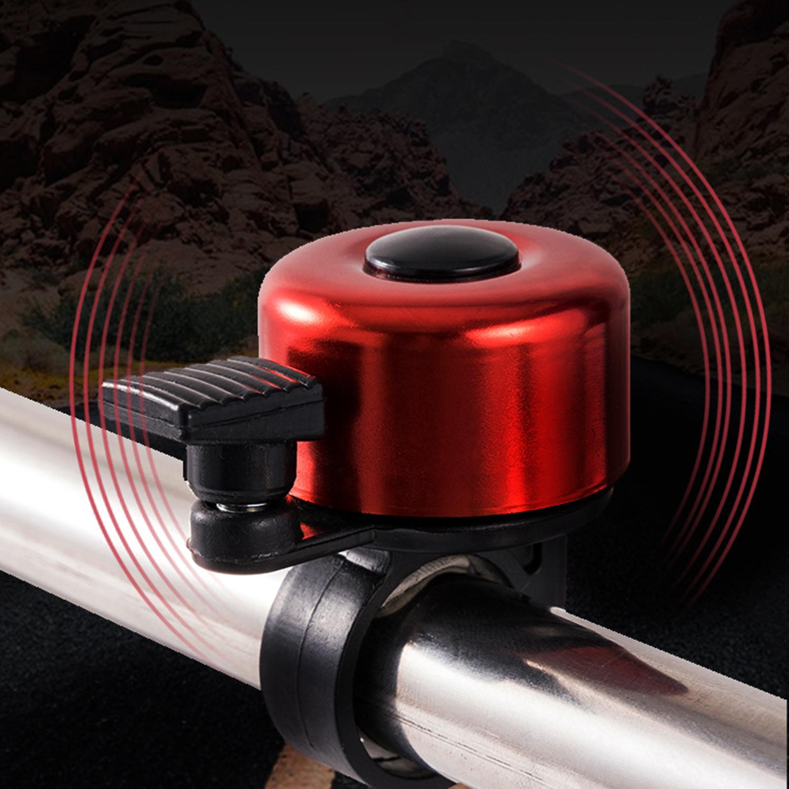 4xBike Bell Easy to Install Bicycle Bell Riding Outdoor Mountain Road Bike Red